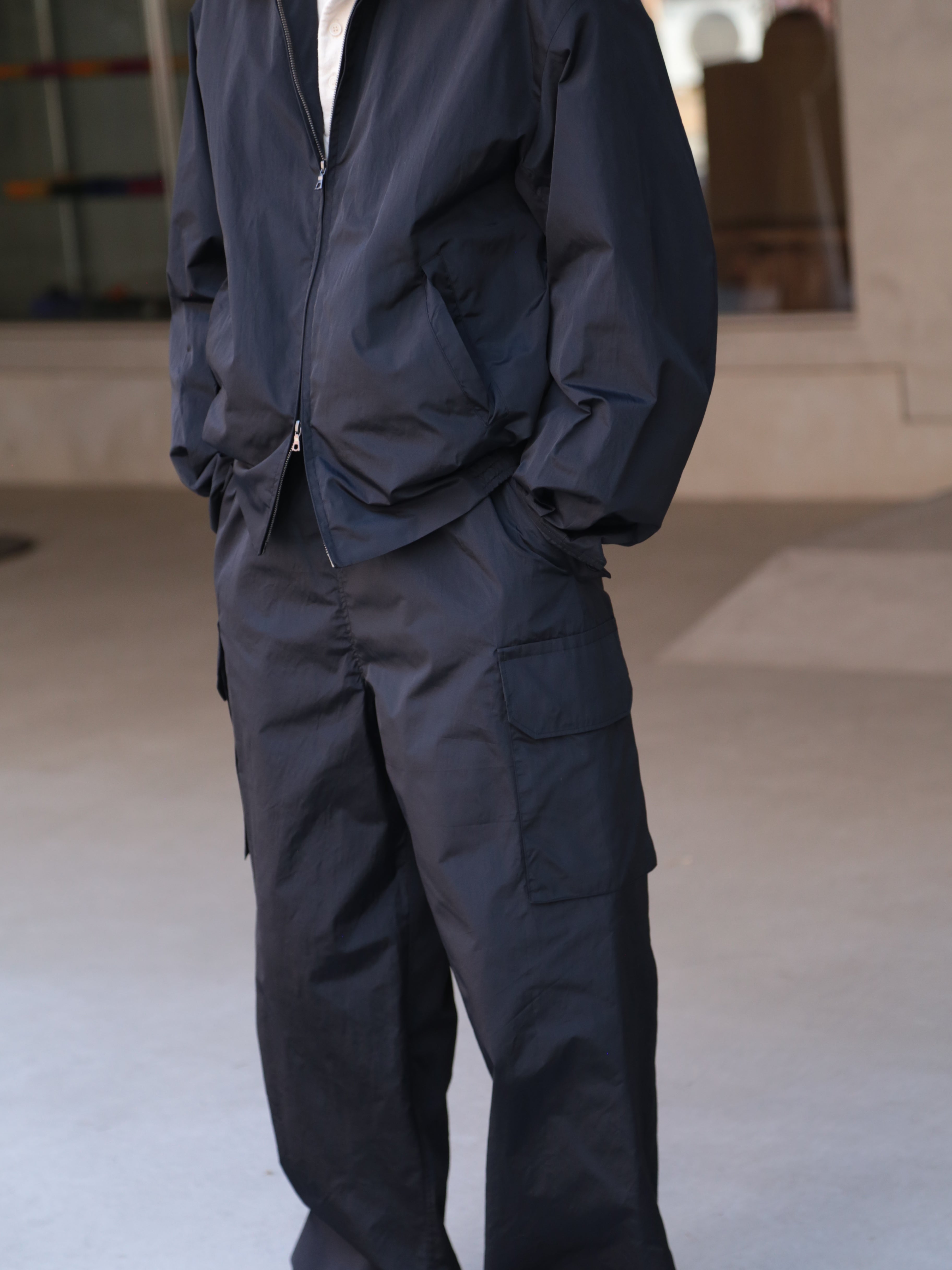 blurhms】Poly-Silk Zip Jacket (Mens) – End on End.
