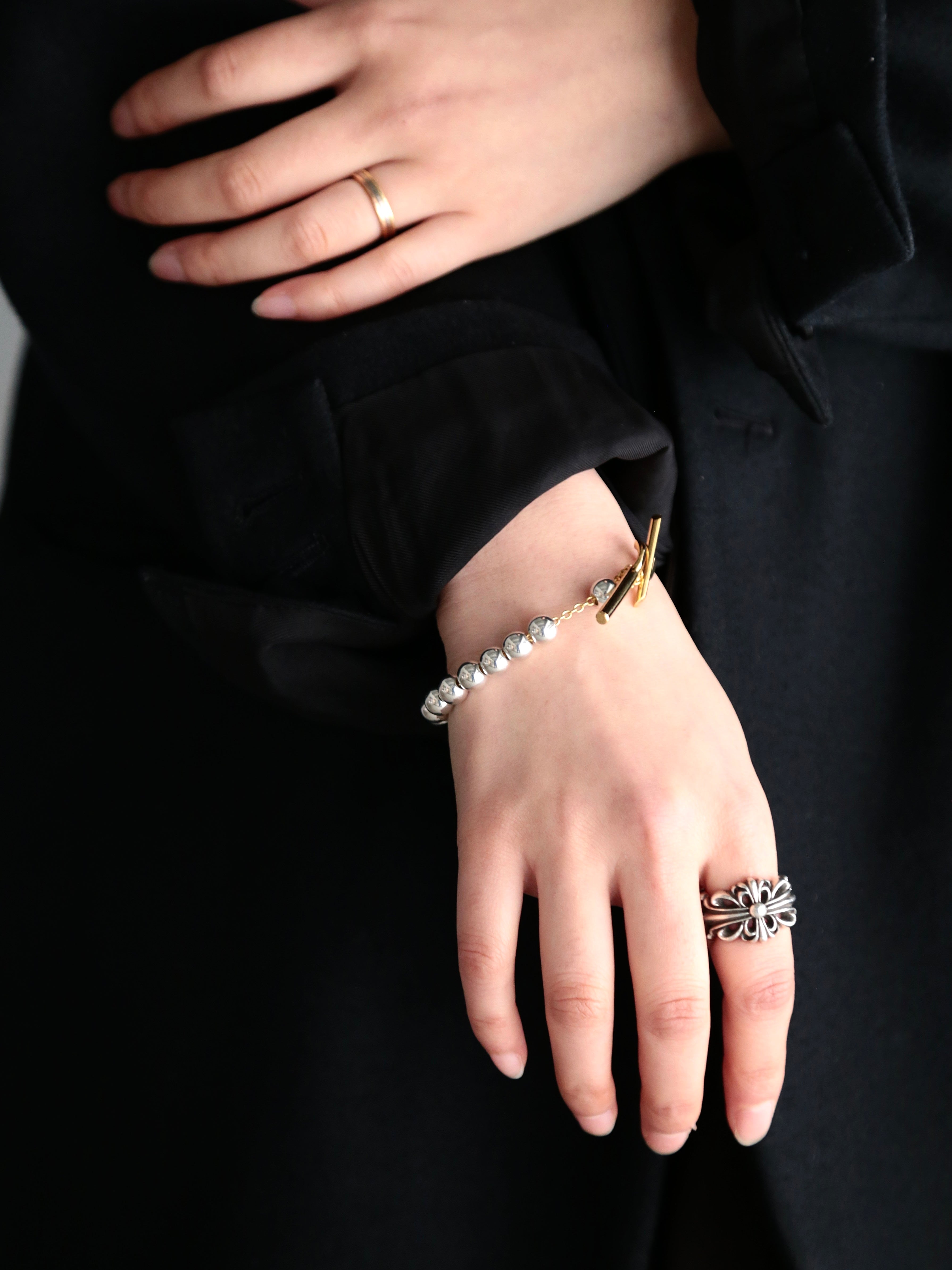 AXEP】SLIDER ballchain bracelet-Brass – End on End.