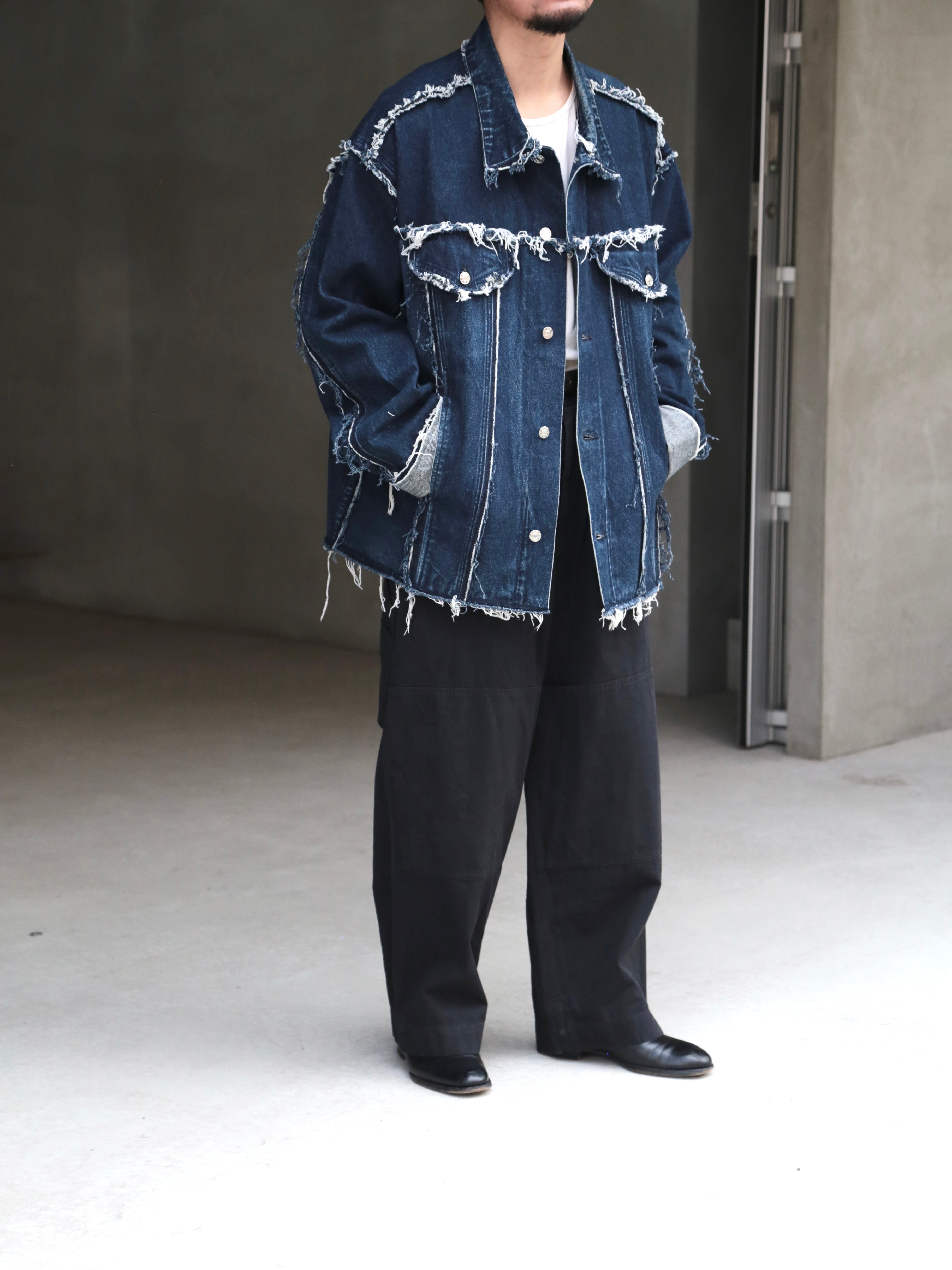 BUZIGAHILL】Reversed denim jackets – End on End.