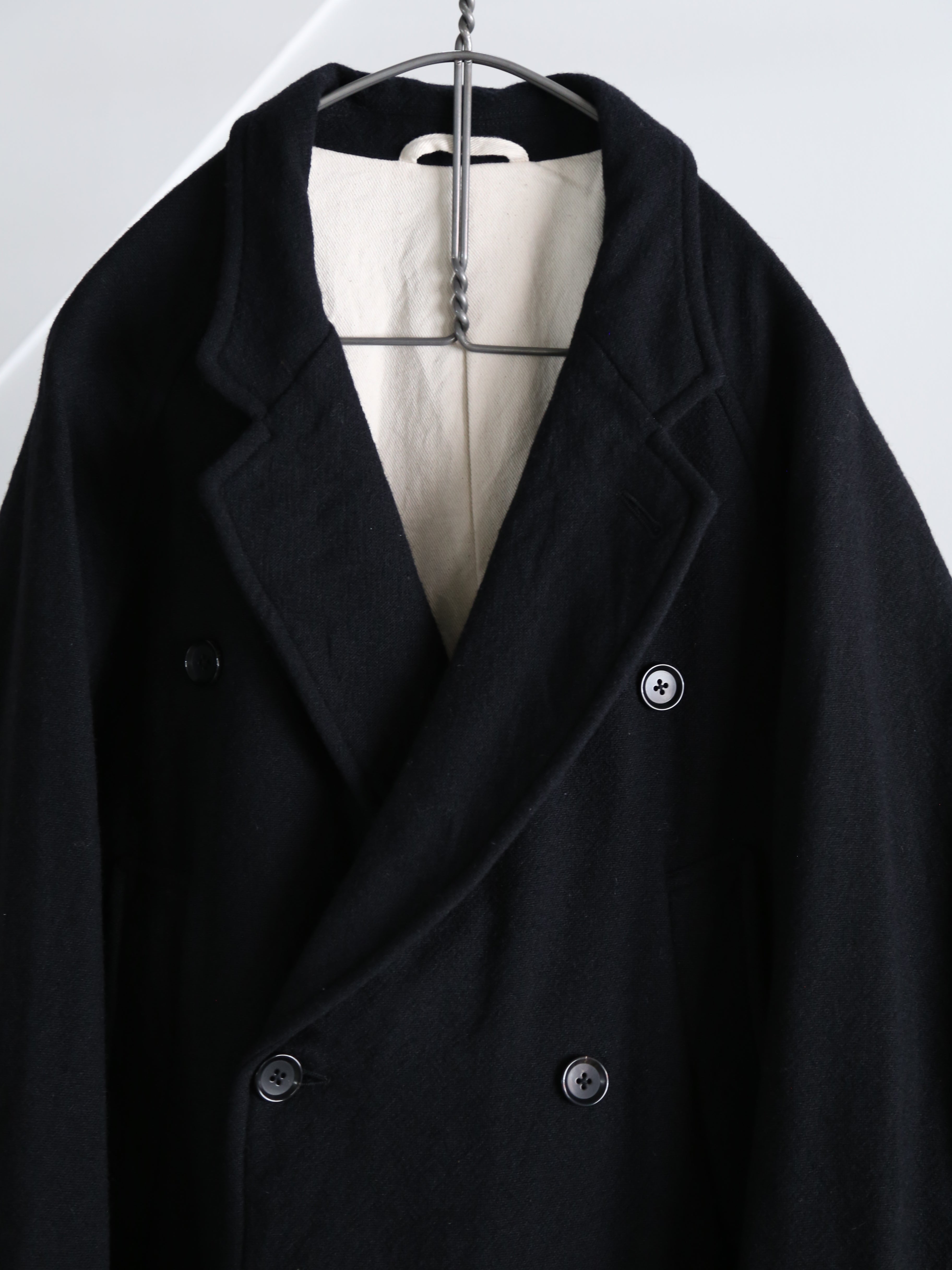 blurhms】Classic Wool Double-Breasted Coat (Womens) – End on End.