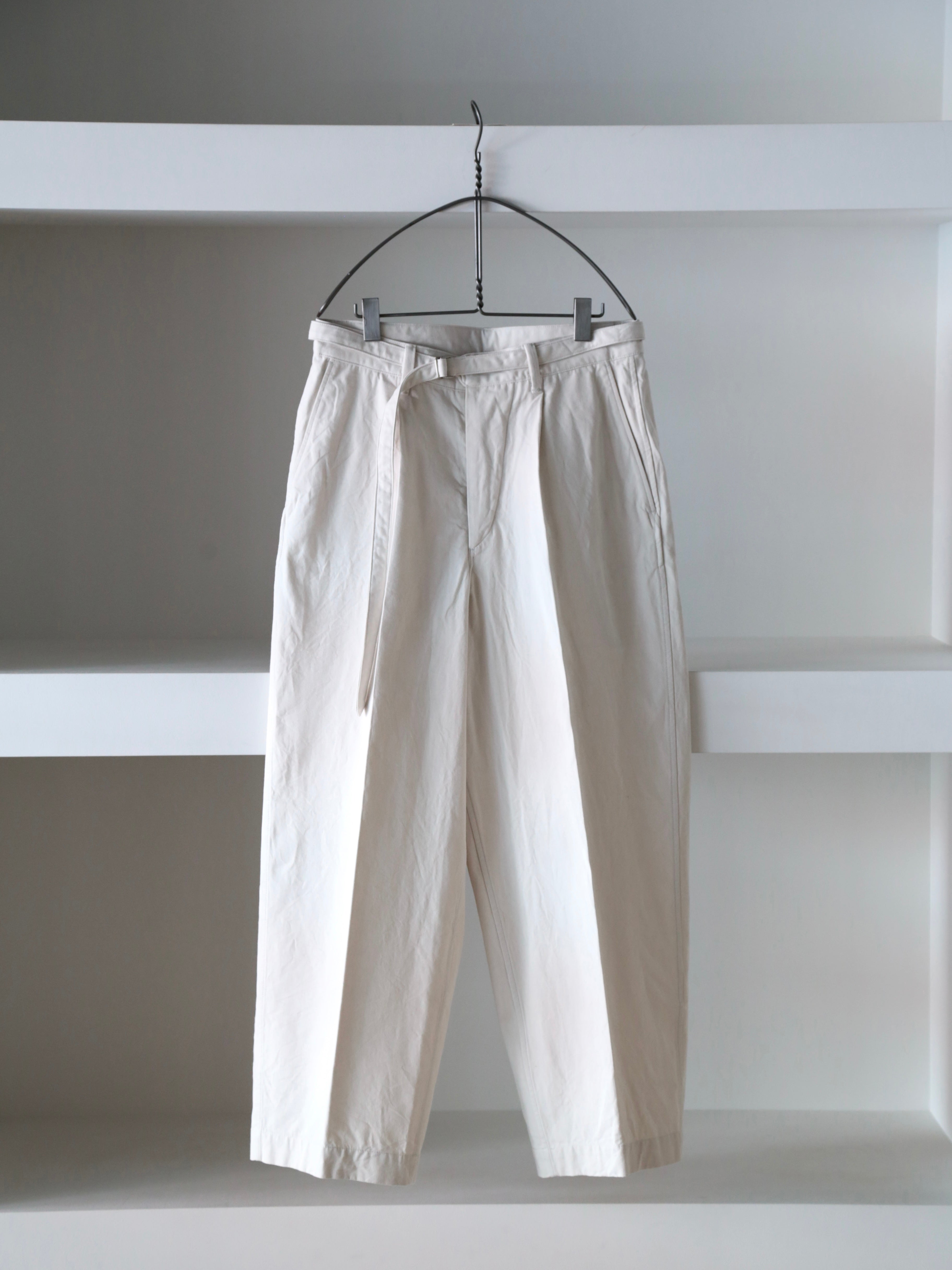 パンツ Hard Twist Gabardine Belted Trousers blurhms】Hard Twist Gabardine Belted Trousers (Mens) – End on End.