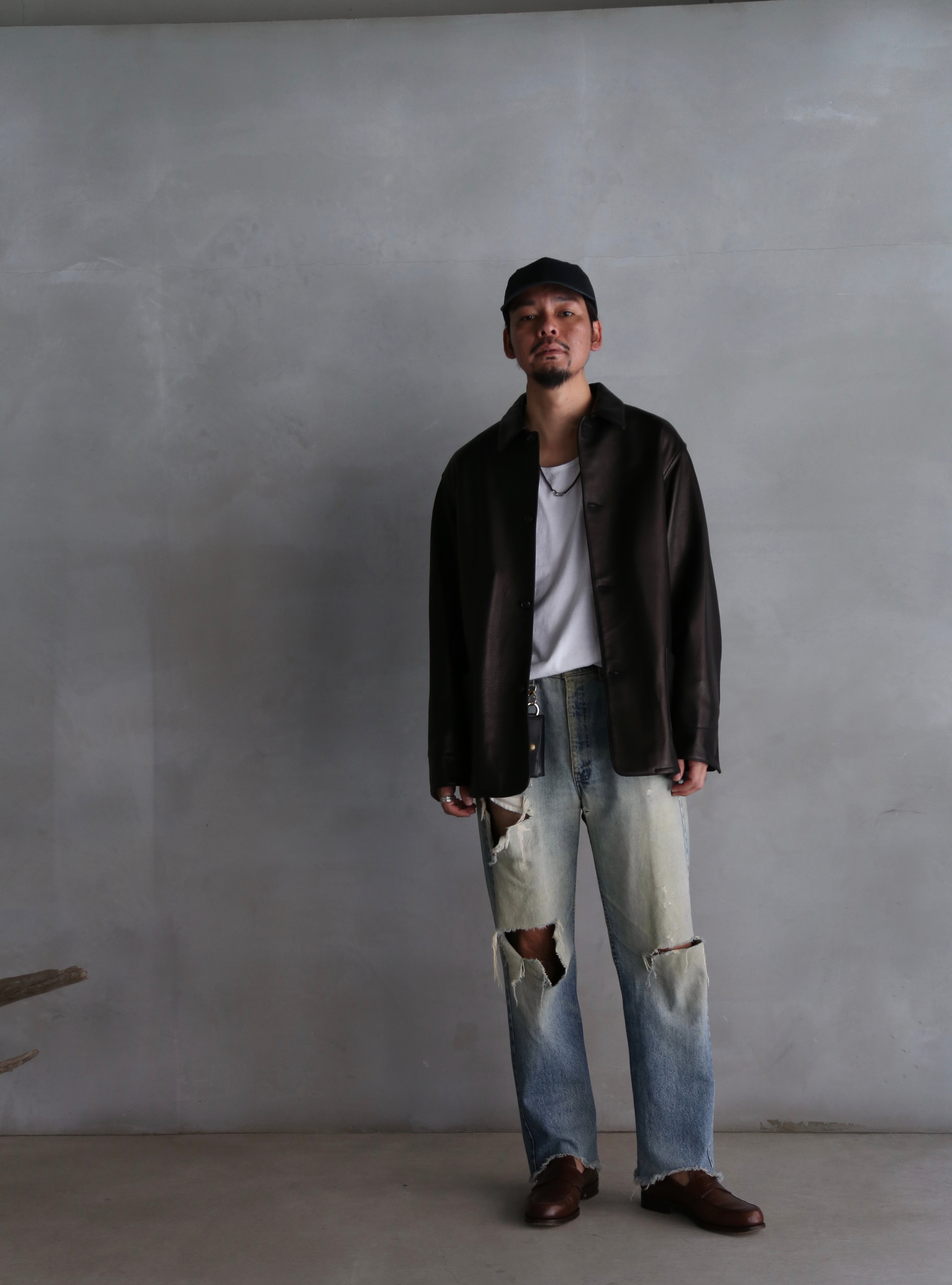 blurhms】Steer Leather Coverall (Mens) – End on End.