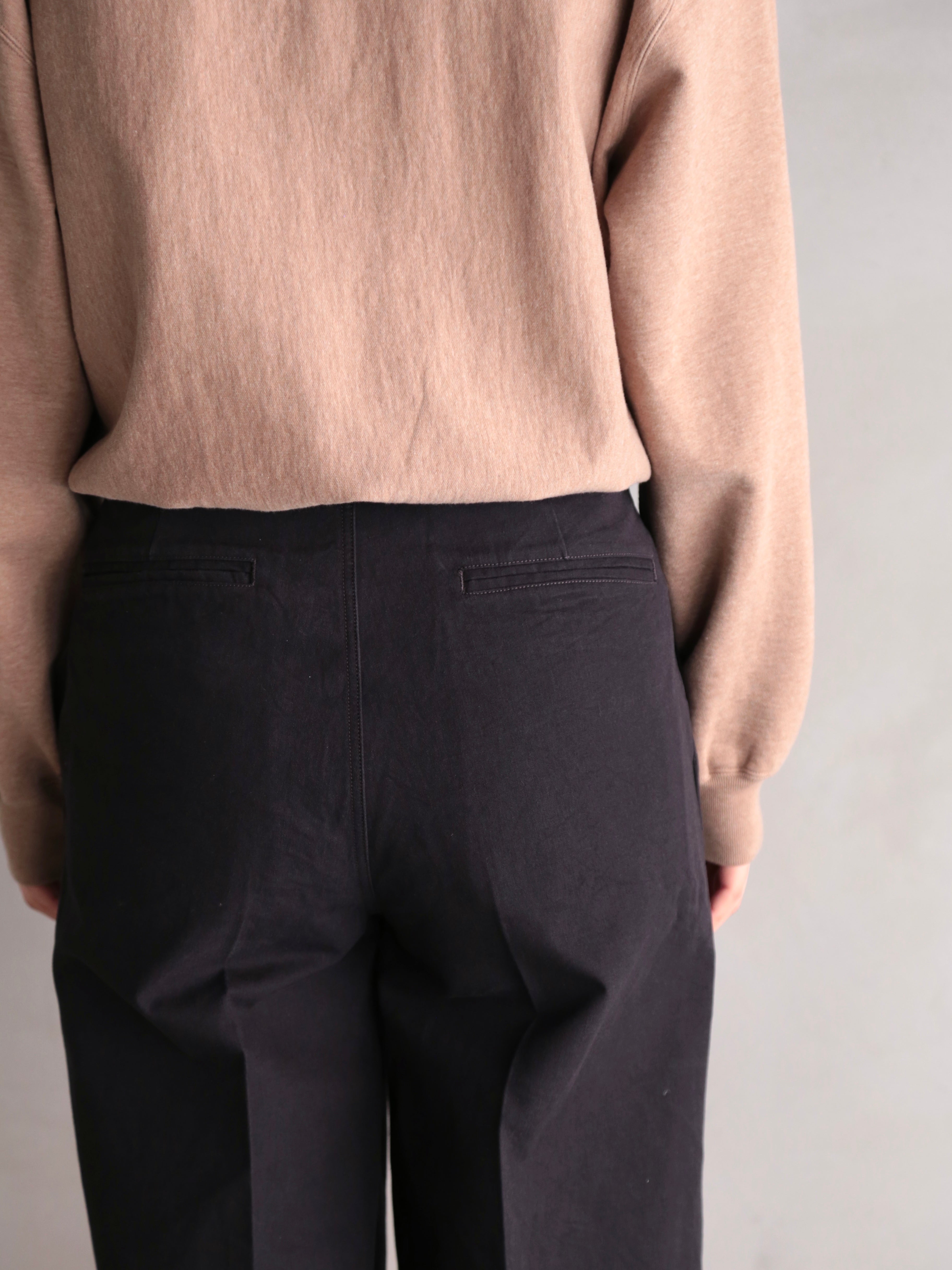 blurhms】Hard Twist Gabardine Belted Trousers (Womens) – End on End.
