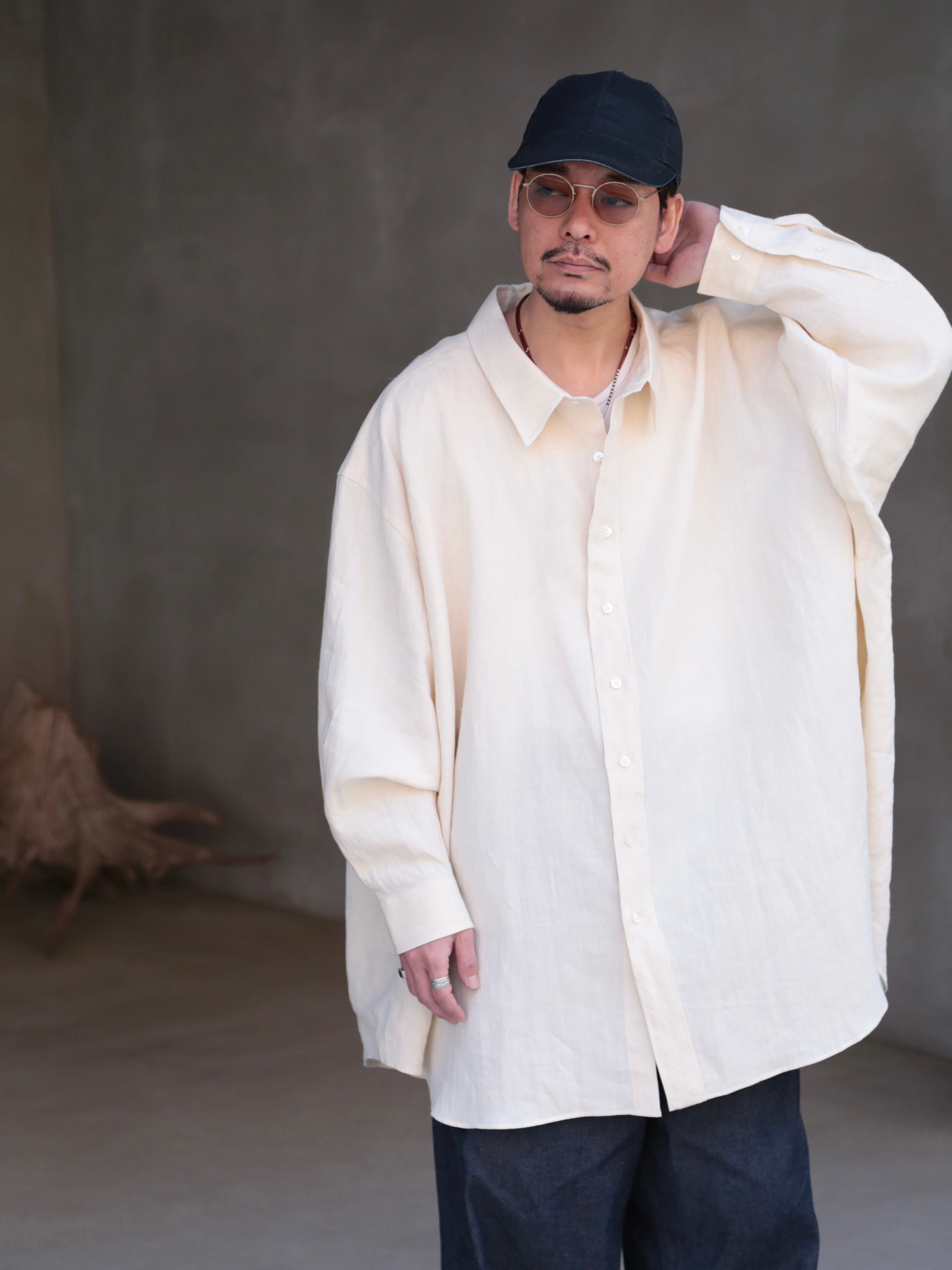 CLASS】CCGS01UNI D HEMP PLAIN WEAVE – End on End.