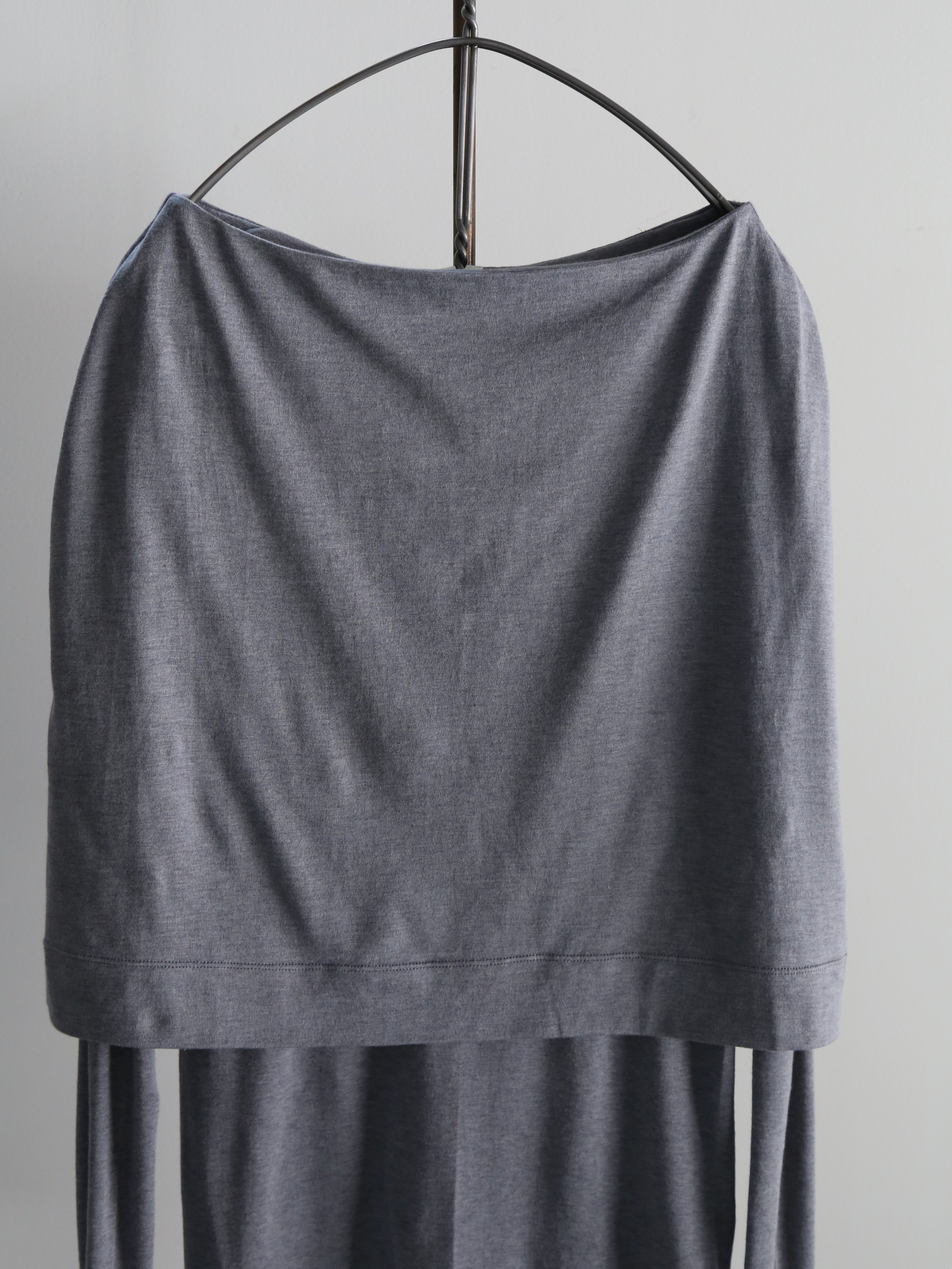 BOWTE】CAPE DETAIL COTTON/SILK CUT&SEWN – End on End.