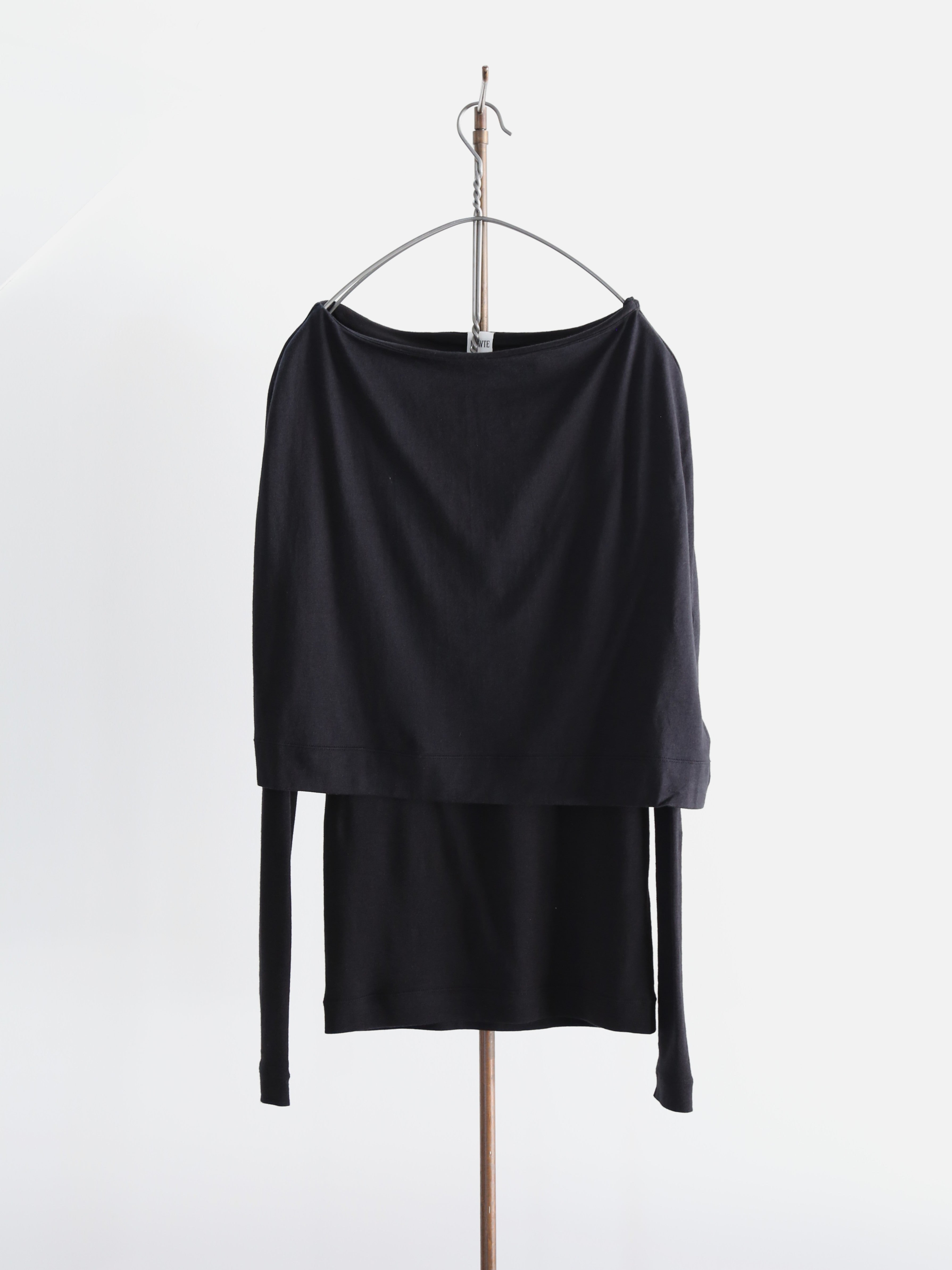 BOWTE】CAPE DETAIL COTTON/SILK CUT&SEWN – End on End.