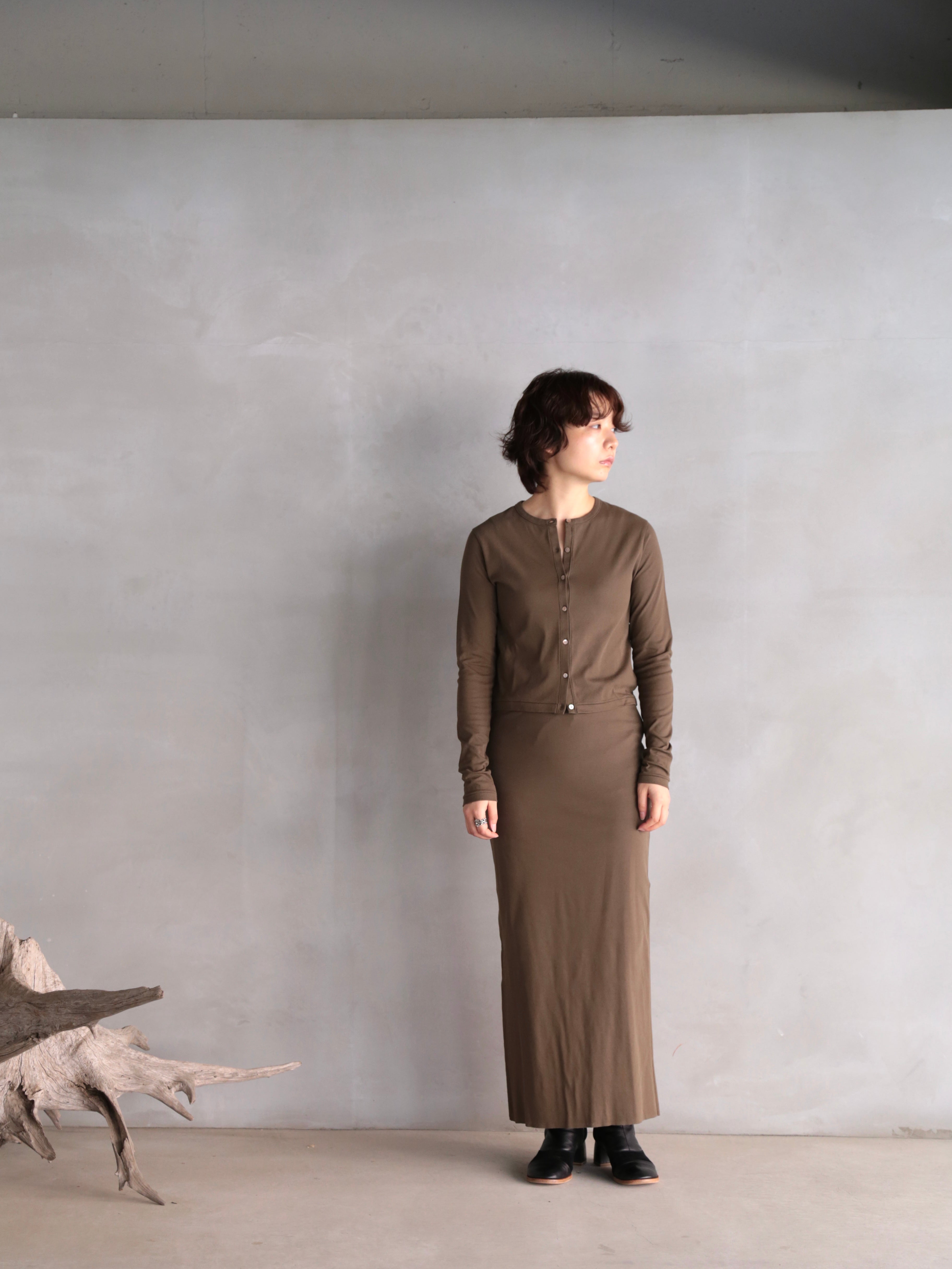 blurhms】Hard Twist Rib Skirt (Womens) – End on End.