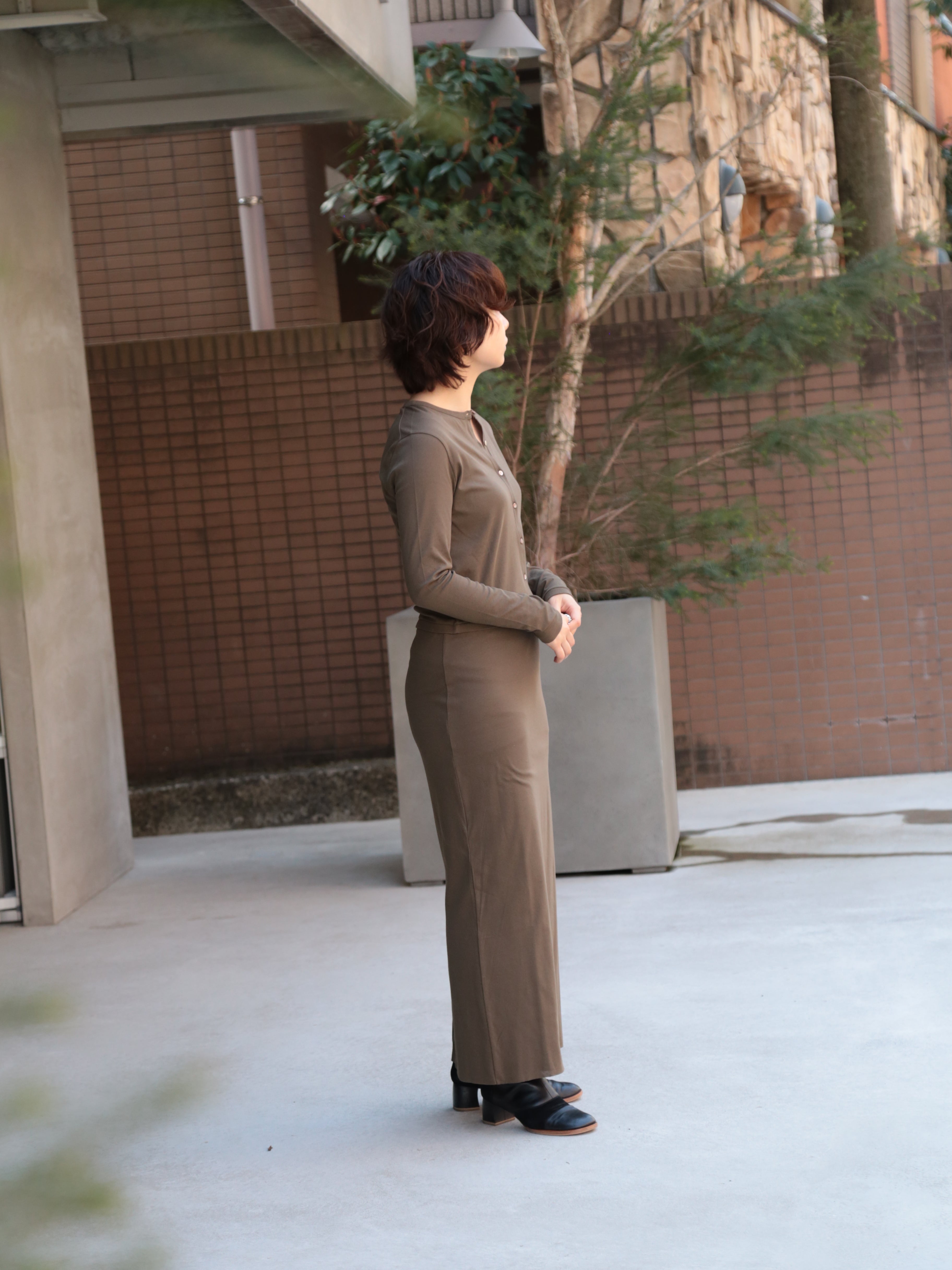 blurhms】Hard Twist Rib Skirt (Womens) – End on End.