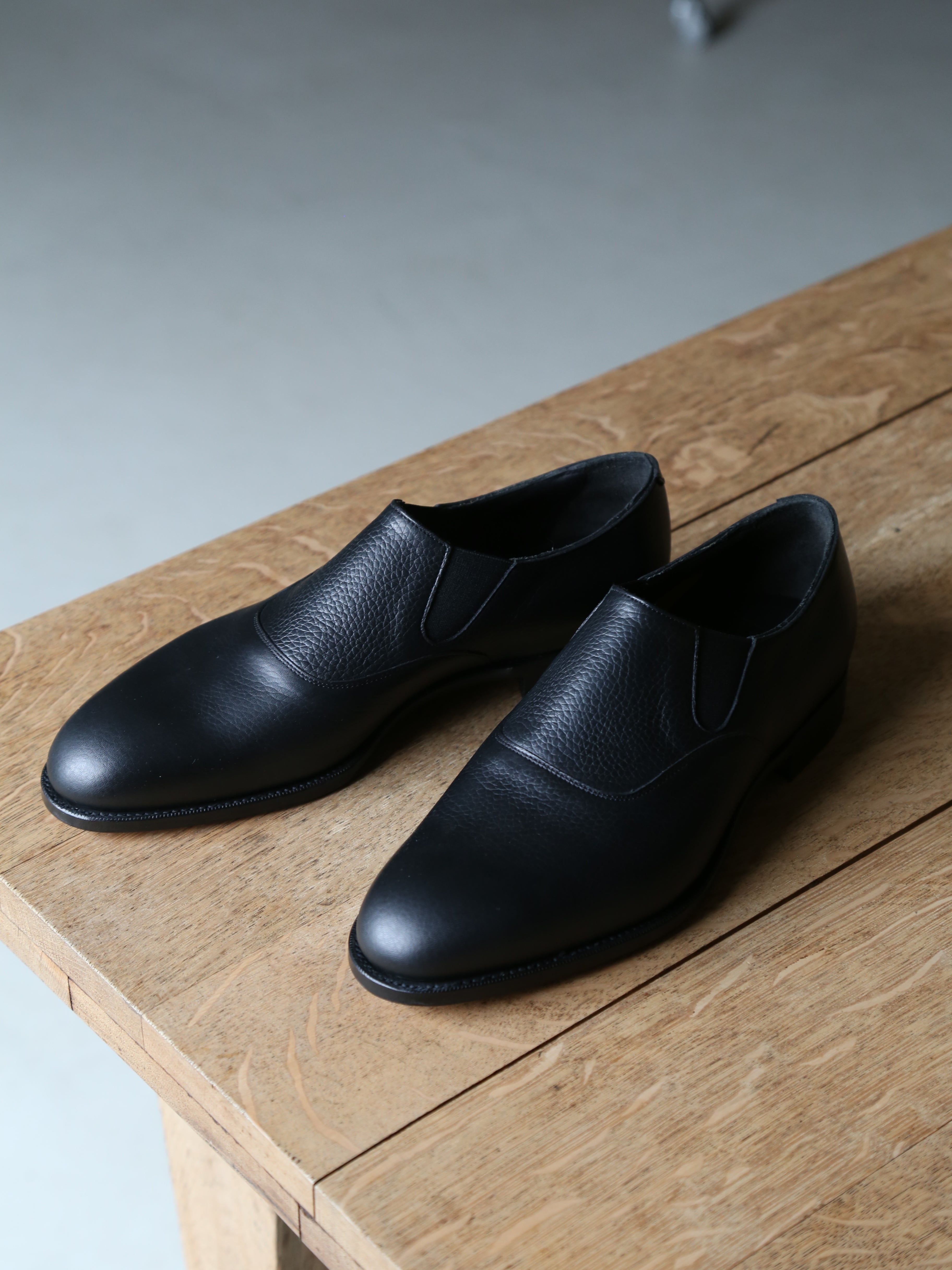 Edward Green for END ON END.】FITZWILLIAM EX/BLACK_COTZWOLD_GRAIN