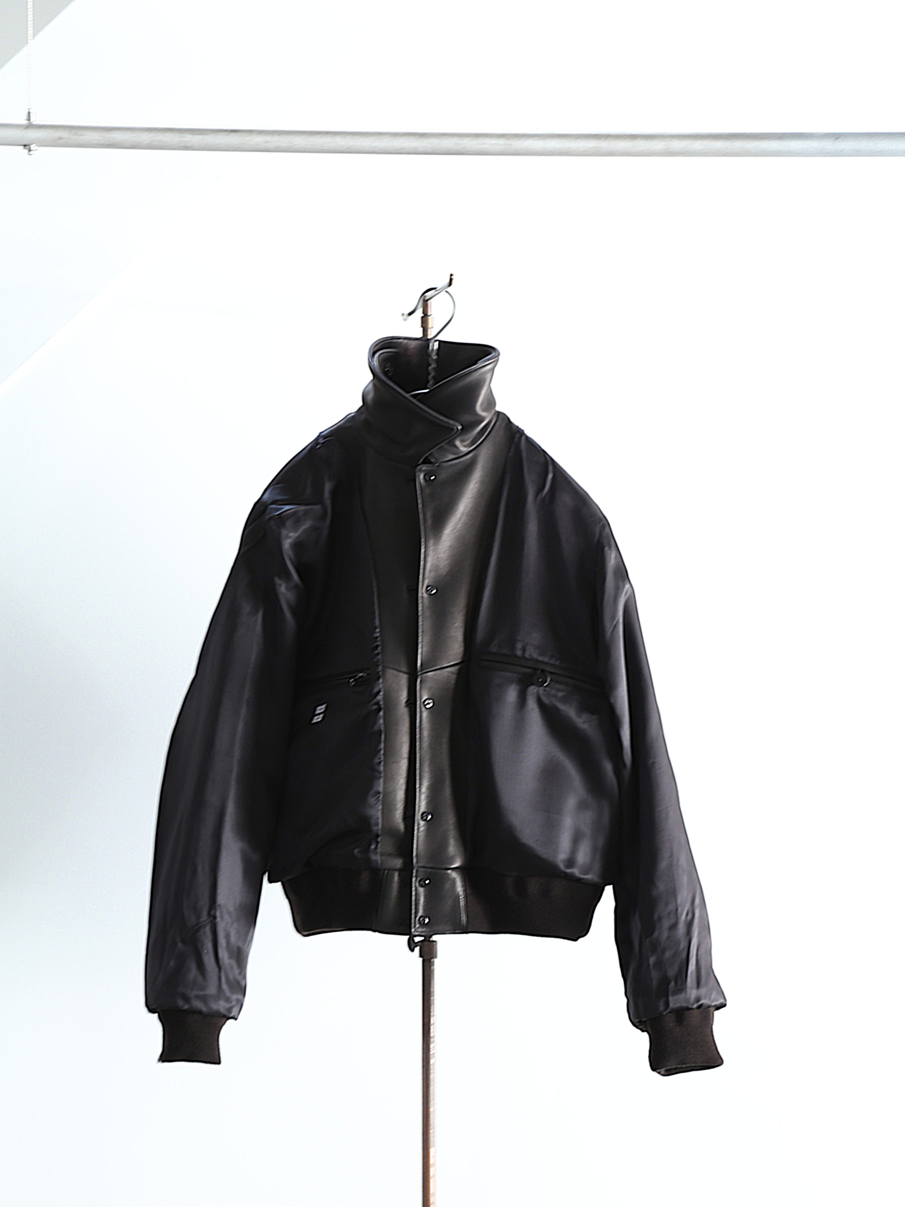 ジャケット・アウター blurhms Lamb Leather Jacket 3 BK blurhms】Lamb Leather Jacket (Womens) – End on End.