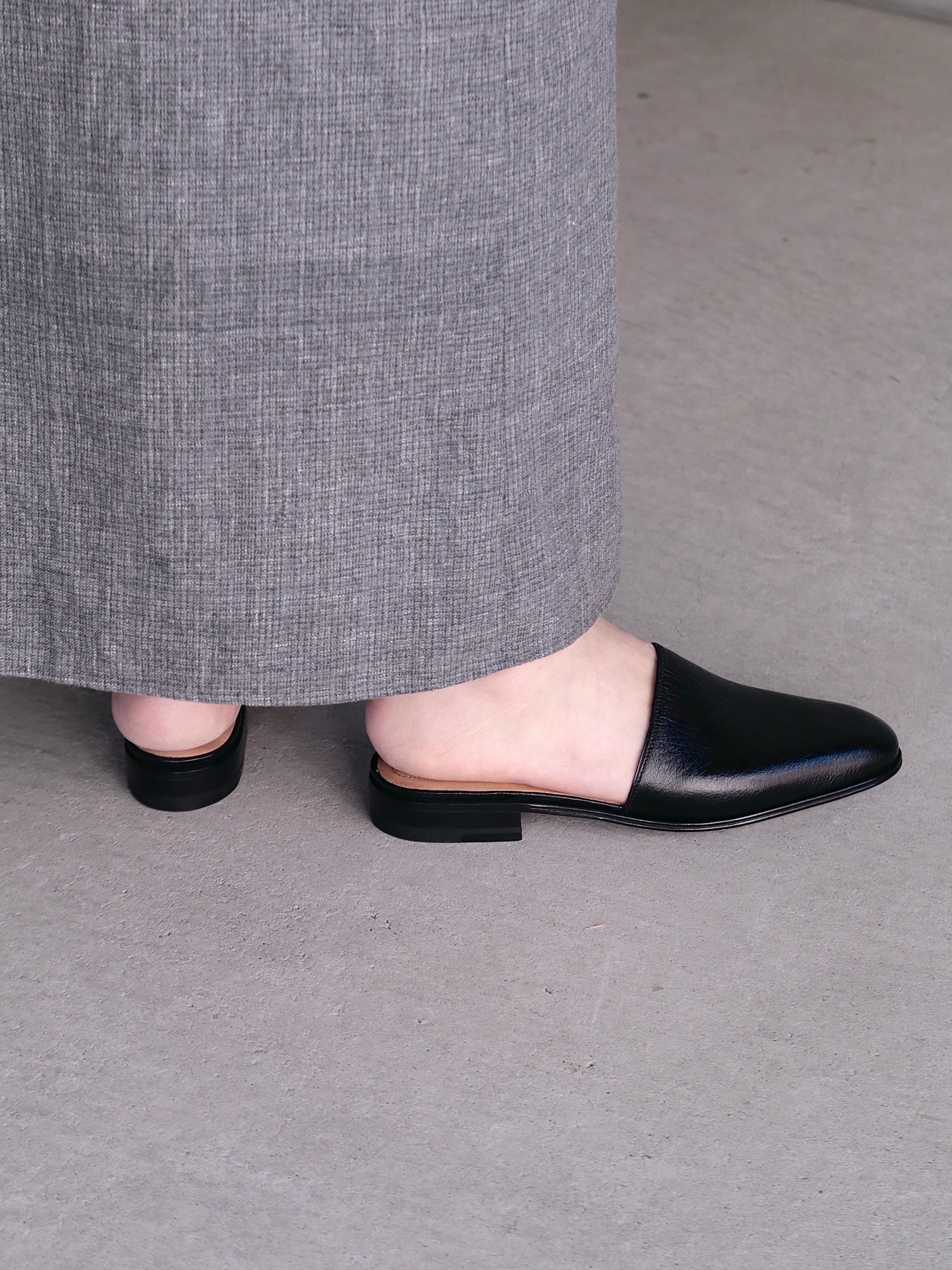 Le Yucca's】BLACK OSTRICH BELLY Last 95252 (Mens&Womens) – End on End.