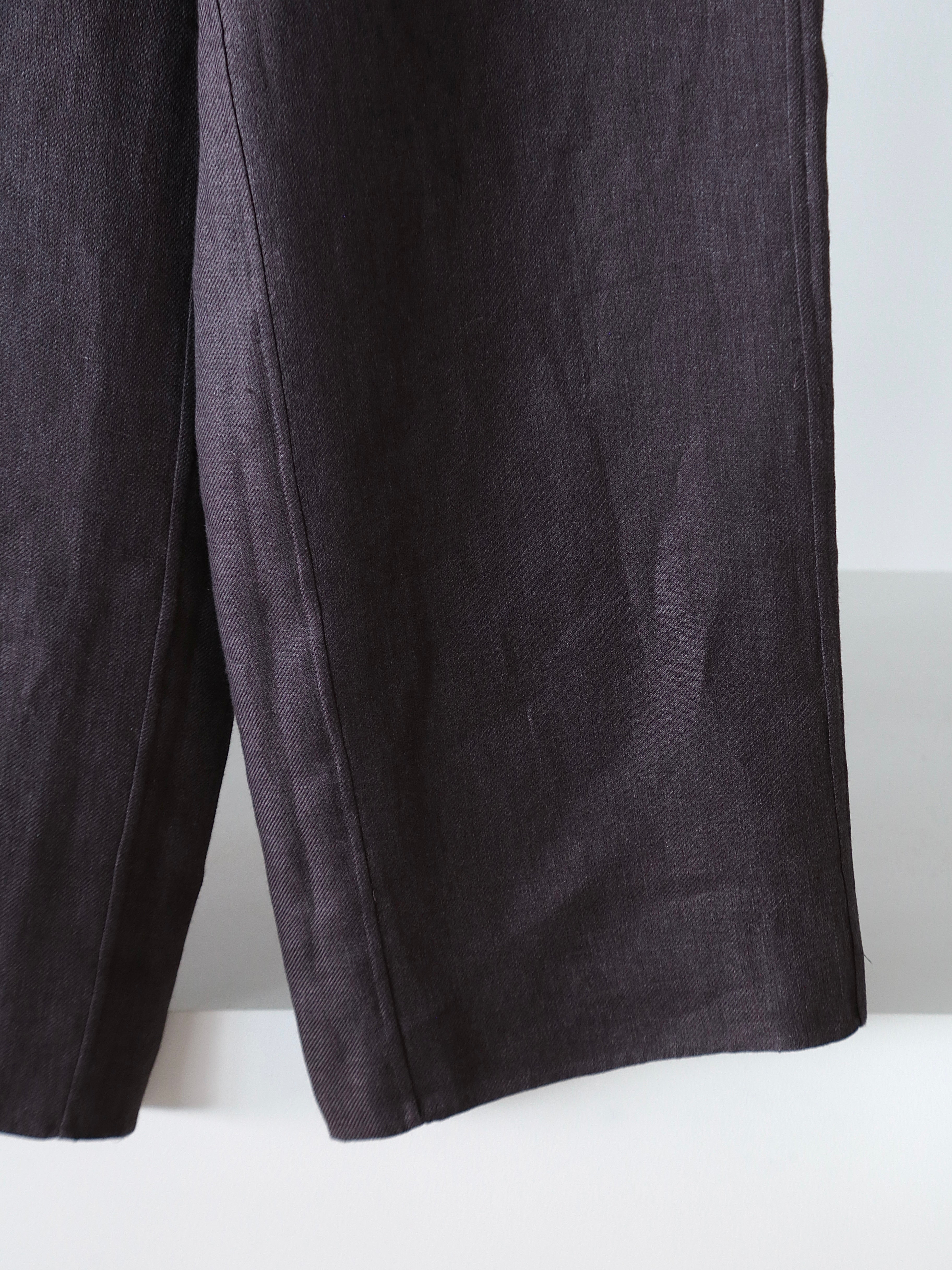 seya.】DOUBLE FACE RELAX PANTS – End on End.