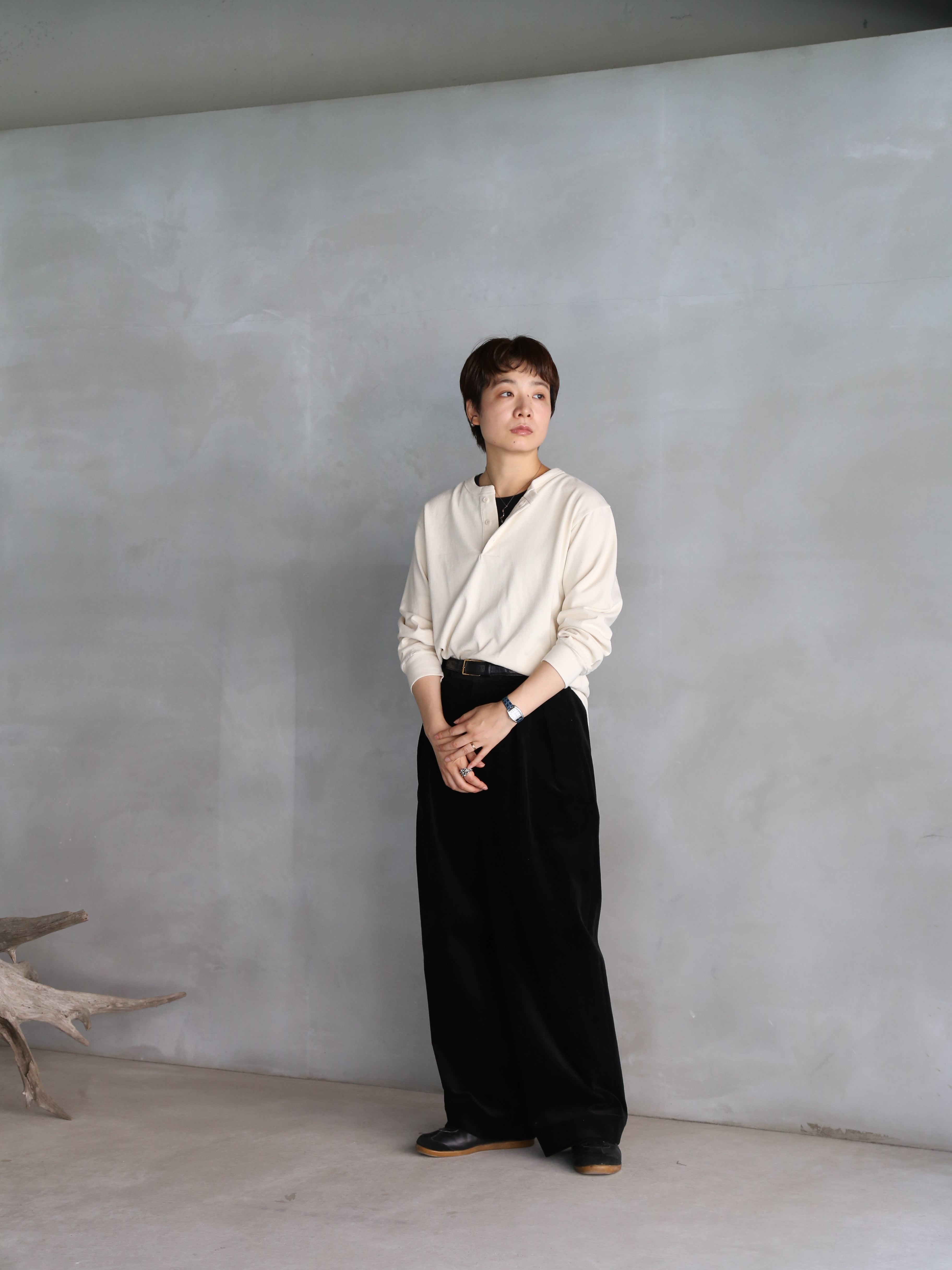 blurhms】Co/Silk Nep Baseball Henry (Womens) – End on End.