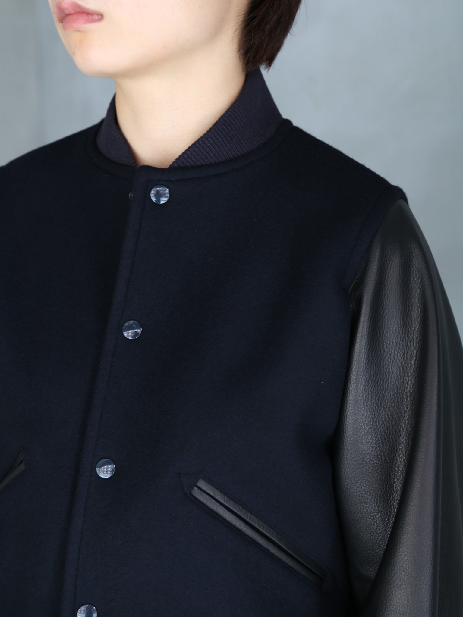 【blurhmsROOTSTOCK】Wool Melton Award Jacket(Womens)