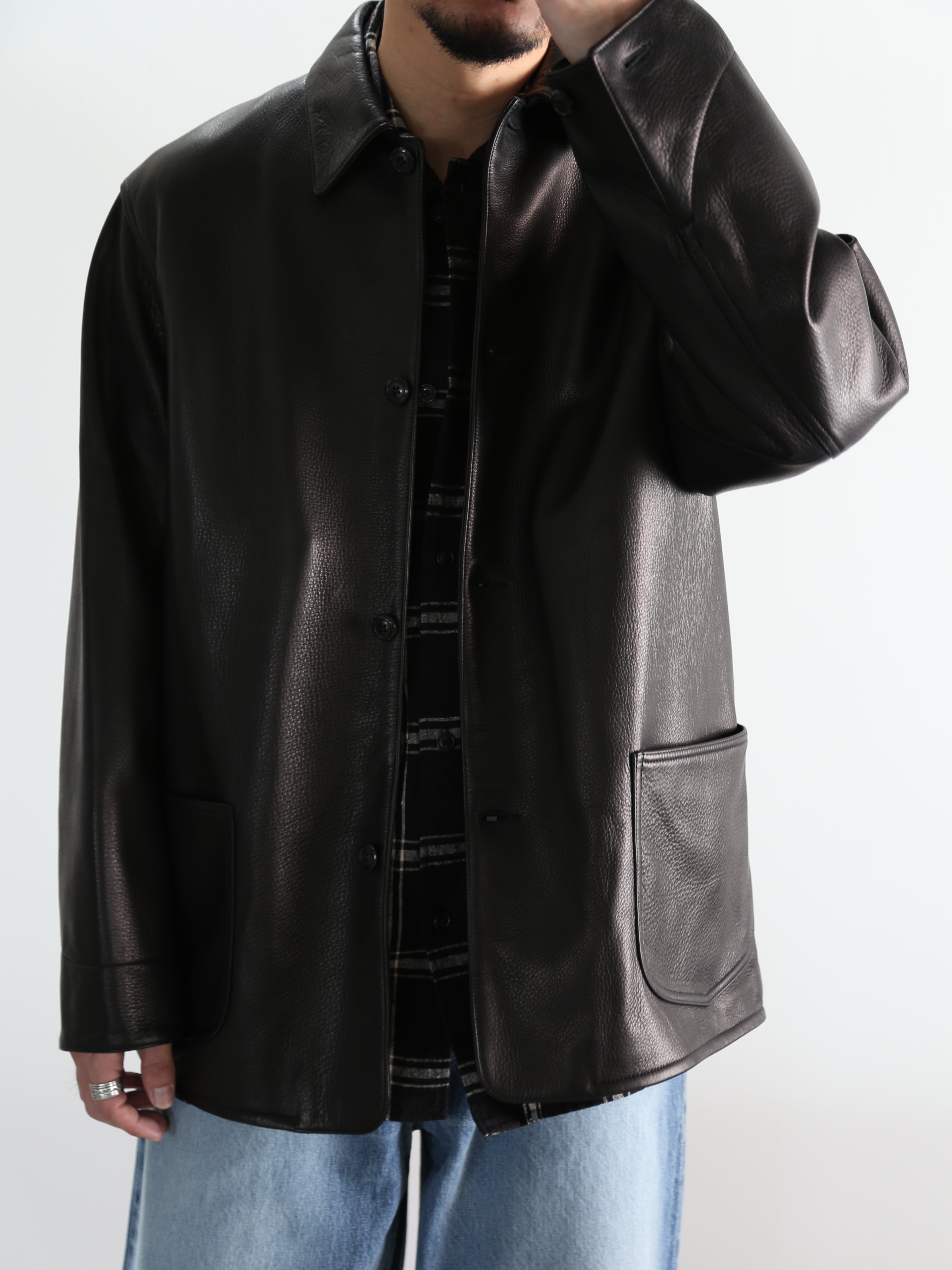 blurhms】Steer Leather Coverall (Mens) – End on End.