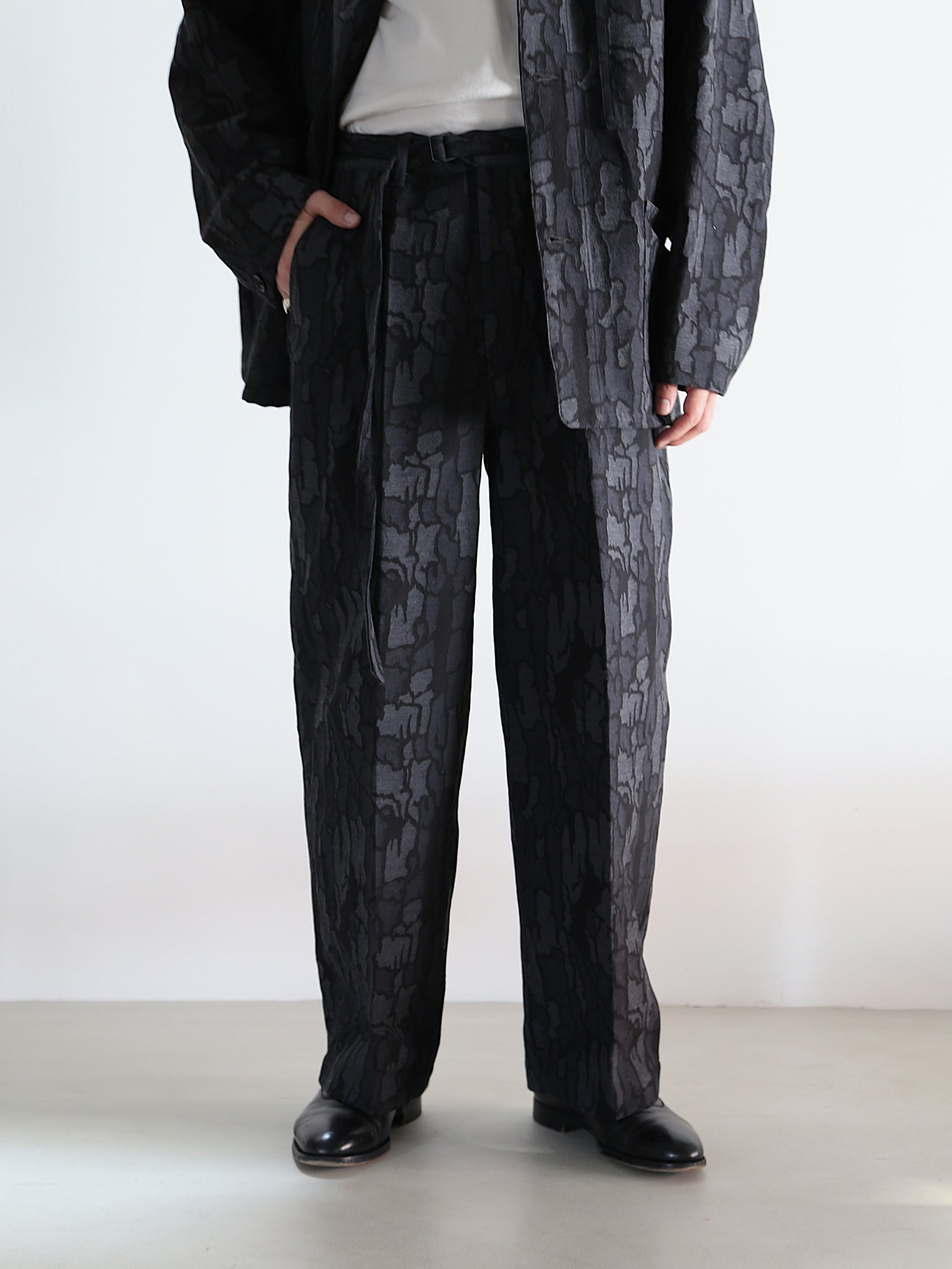 【blurhms】Tree Camo Belted Trousers (Mens&Womens)