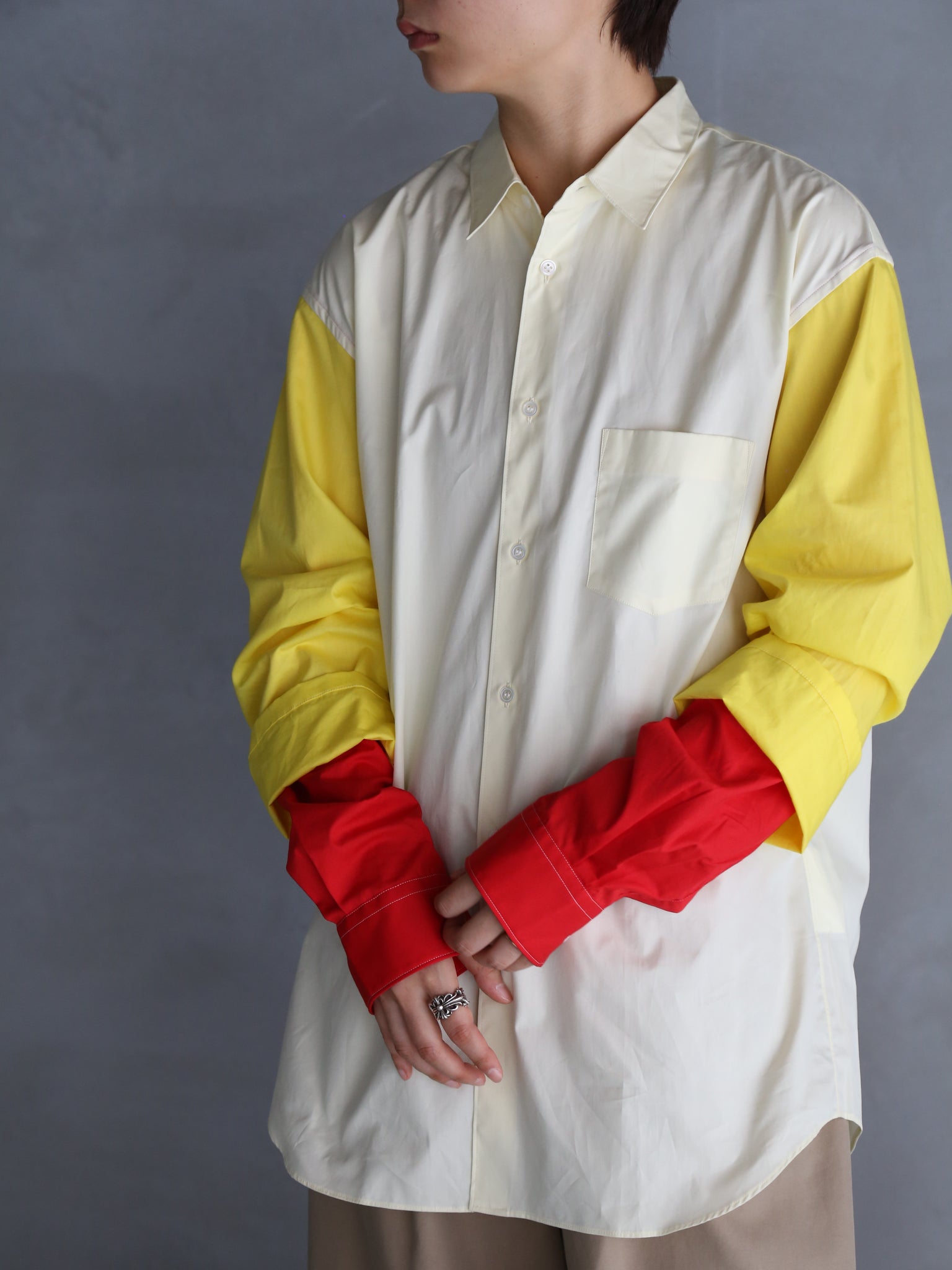 【COMME des GARCONS SHIRT】cotton plain poplin x cotton poplin plain (SH)