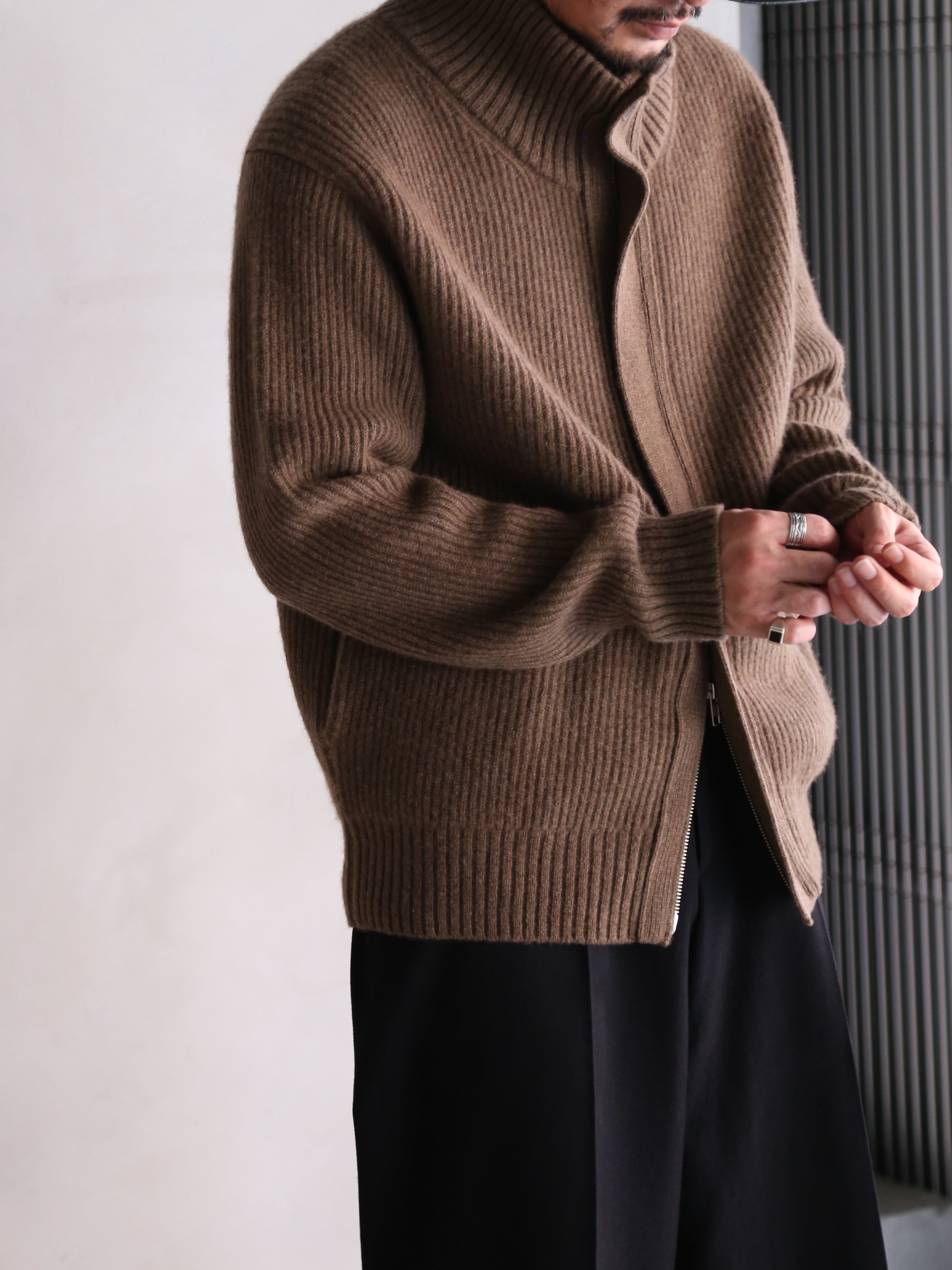 seya.】CLOUD KNIT BLOUSON (UNDYED YAK)(Women) – End on End.
