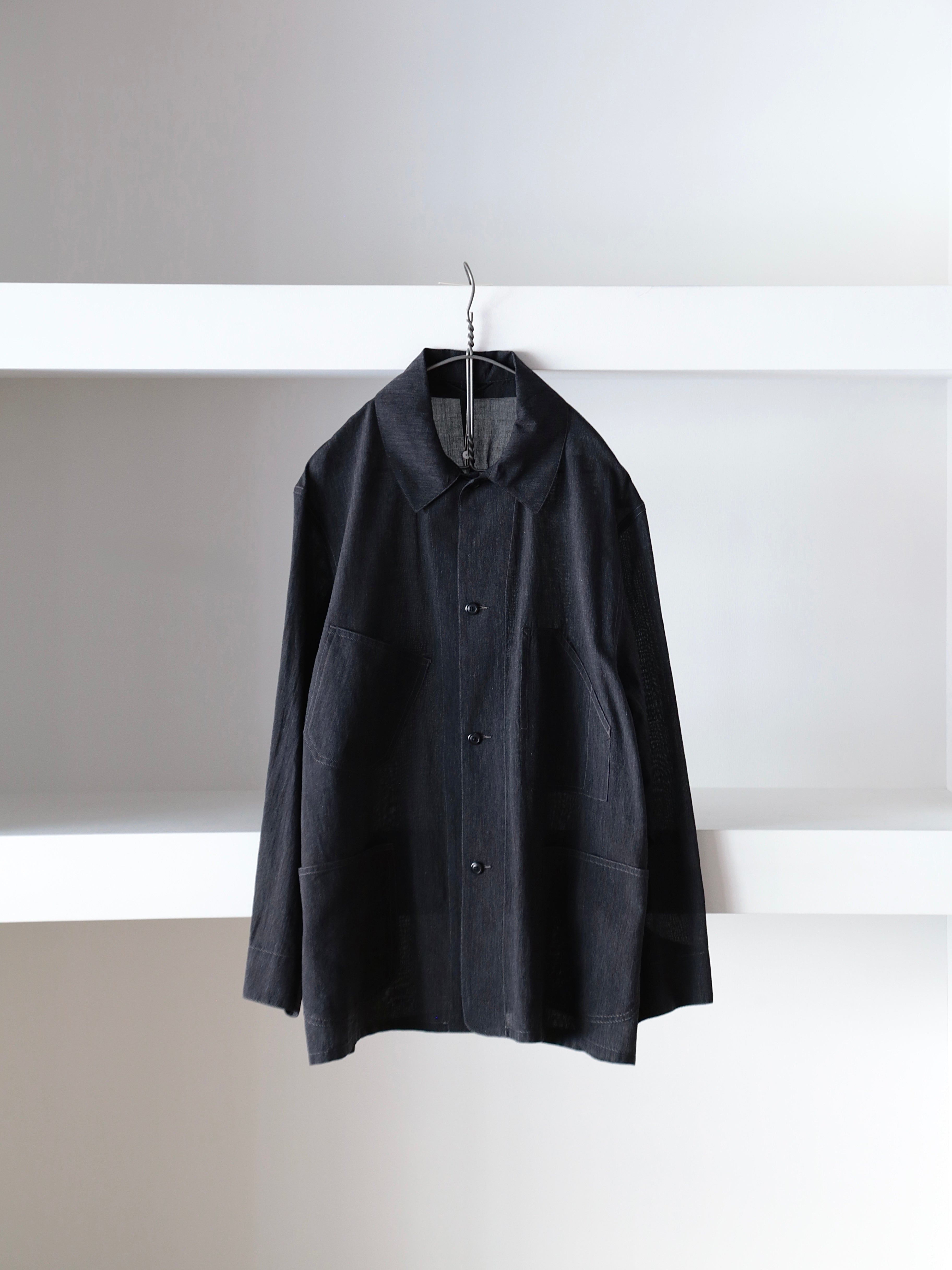 blurhms】Silk-Co Voile Work Jacket (Mens) – End on End.