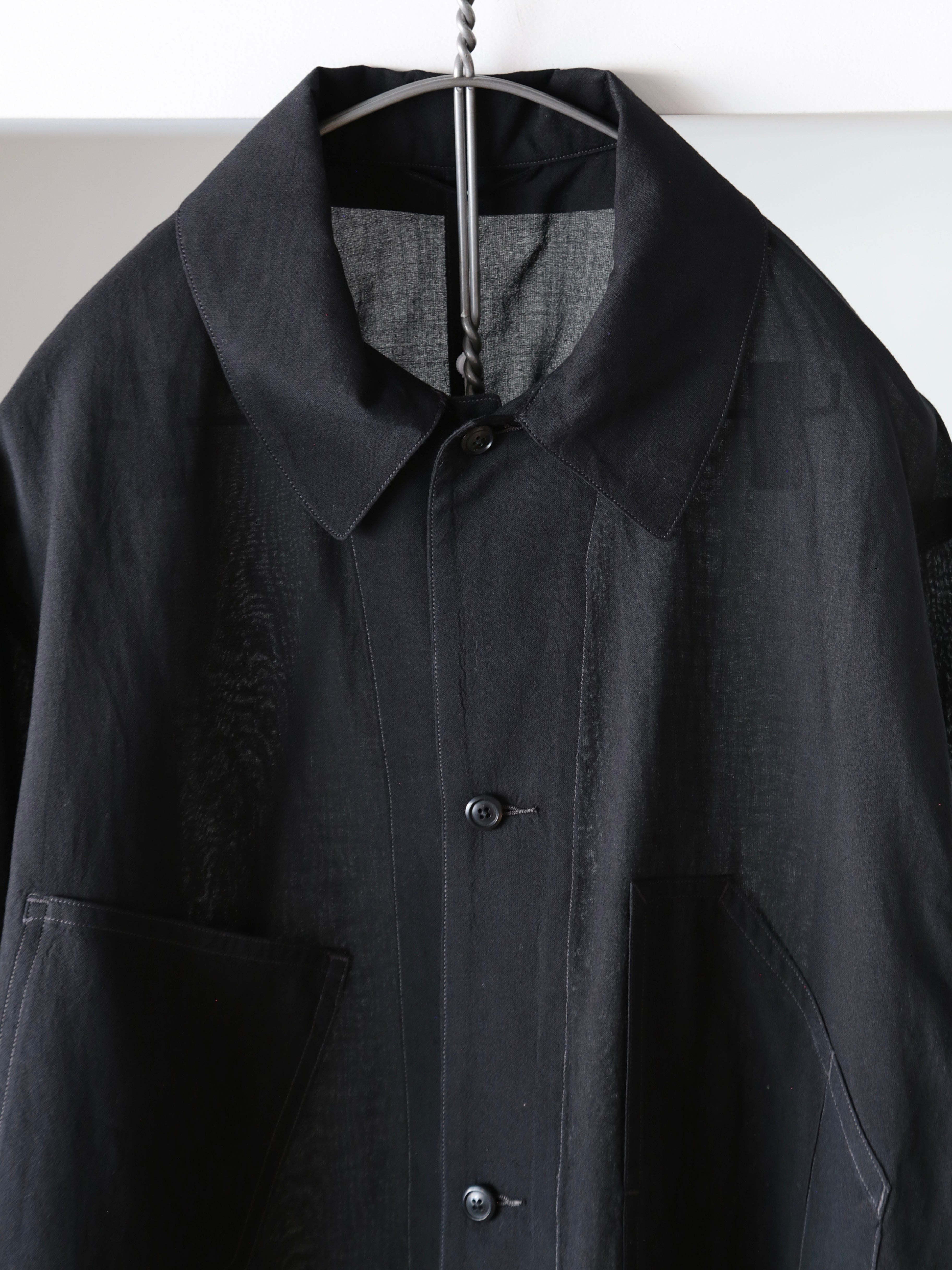 blurhms LightMoleskinWorkJacket ジャケット黒 4 blurhms】Silk-Co Voile Work Jacket (Mens) – End on End.