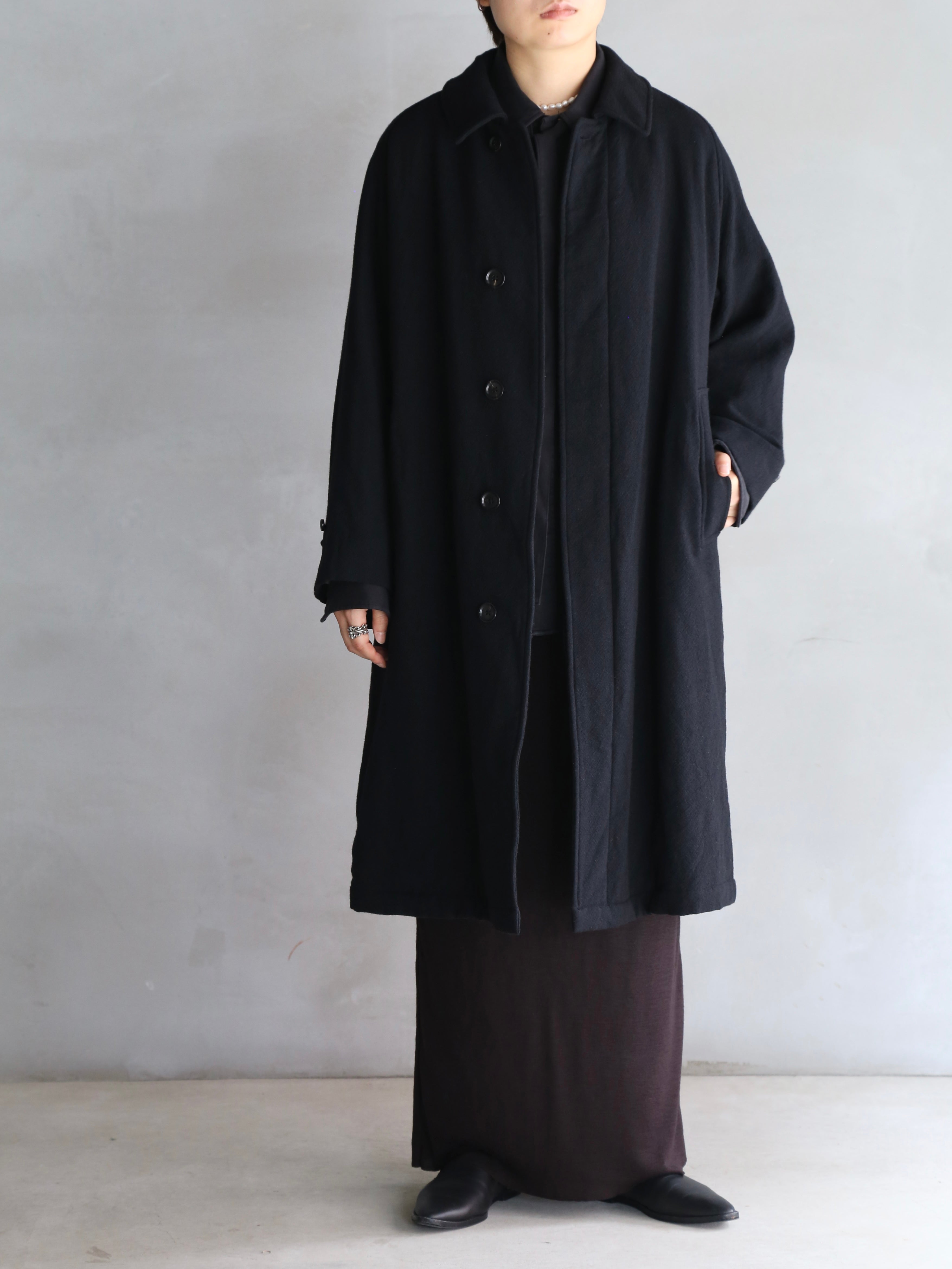 blurhms】Classic Wool Balmacaan Coat (Womens) – End on End.