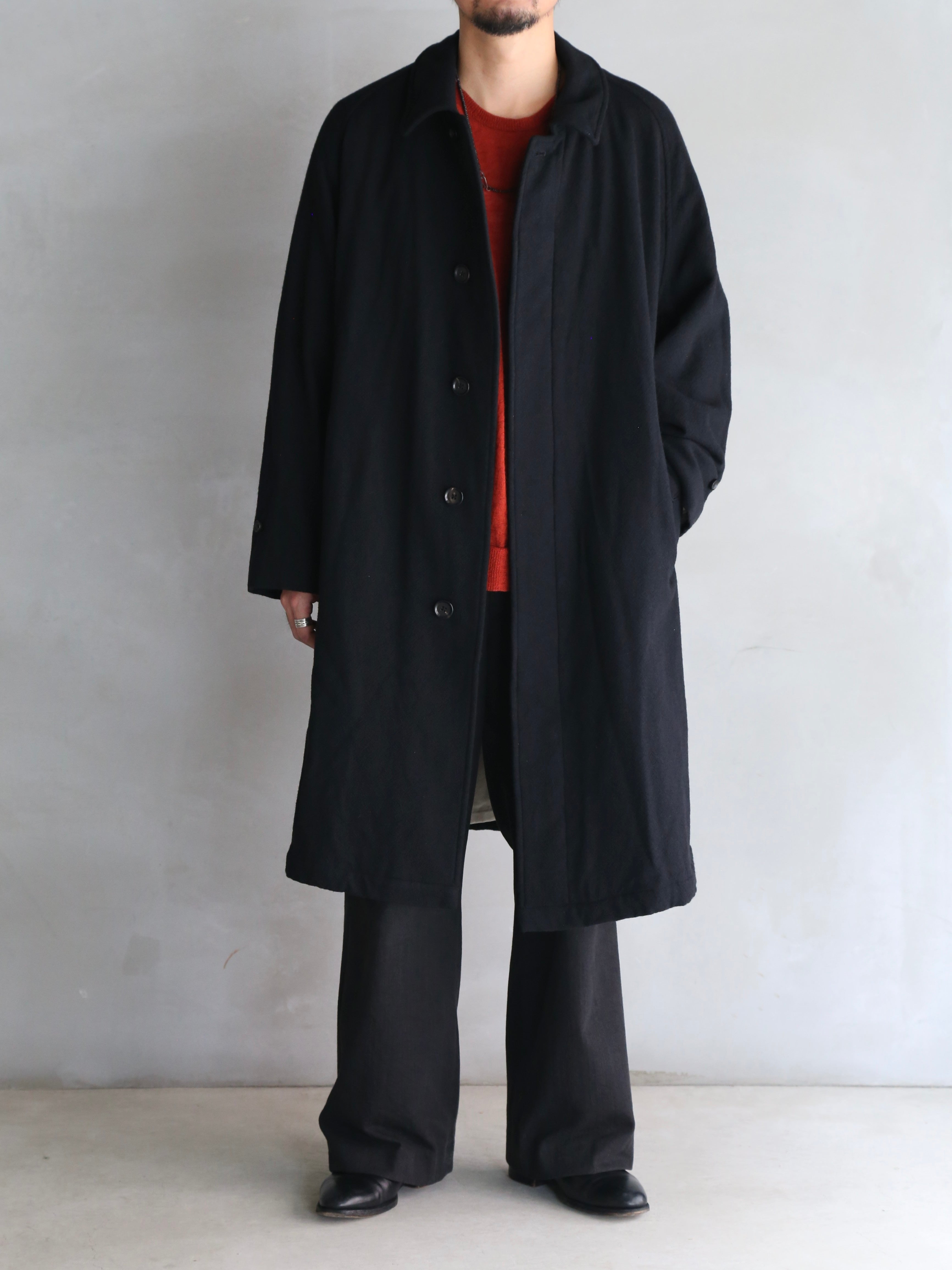blurhms】Classic Wool Balmacaan Coat (Mens) – End on End