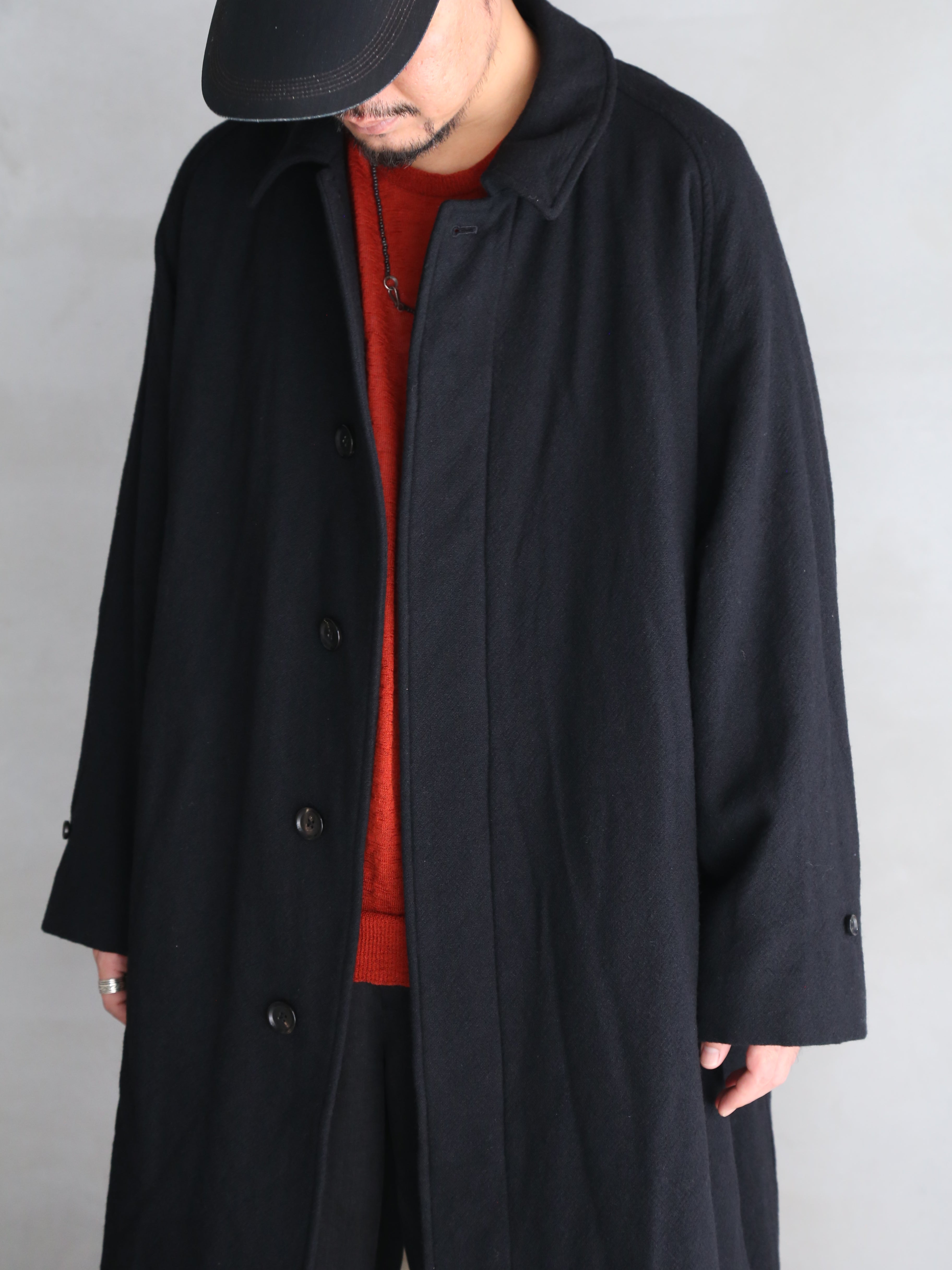 blurhms】Classic Wool Balmacaan Coat (Mens) – End on End.
