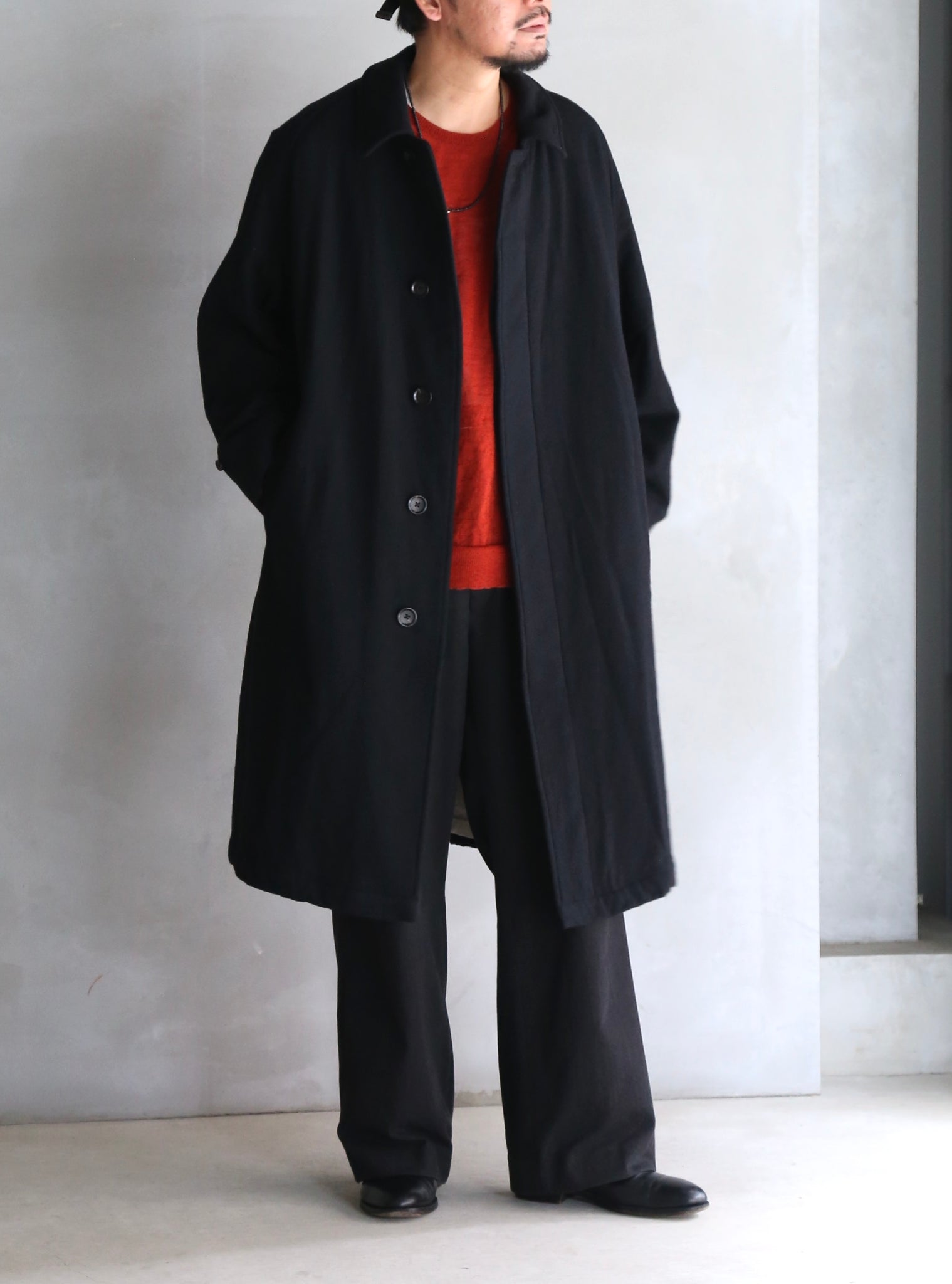 blurhms】Classic Wool Balmacaan Coat (Mens) – End on End.