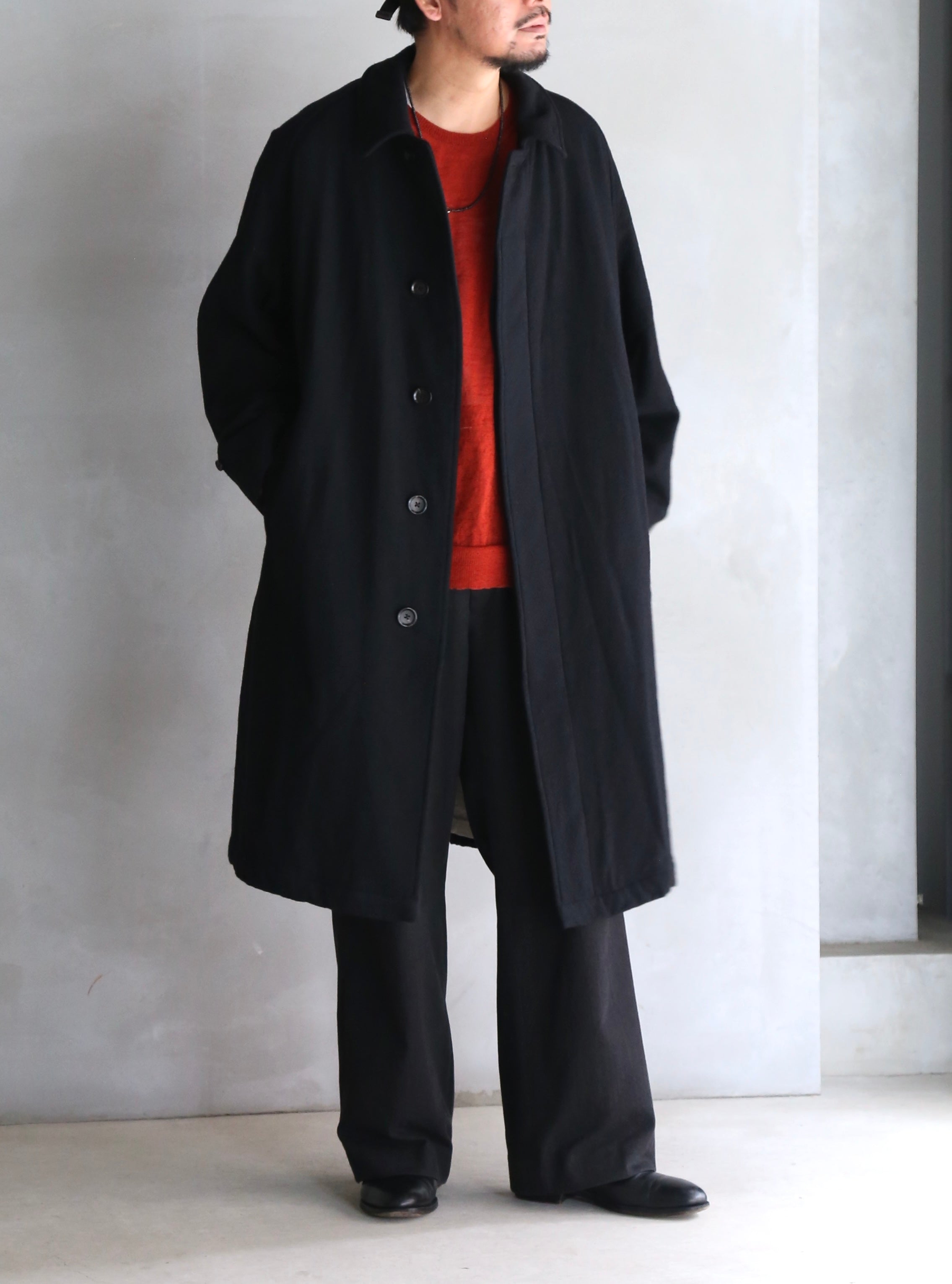 blurhms】Classic Wool Balmacaan Coat (Mens) – End on End.