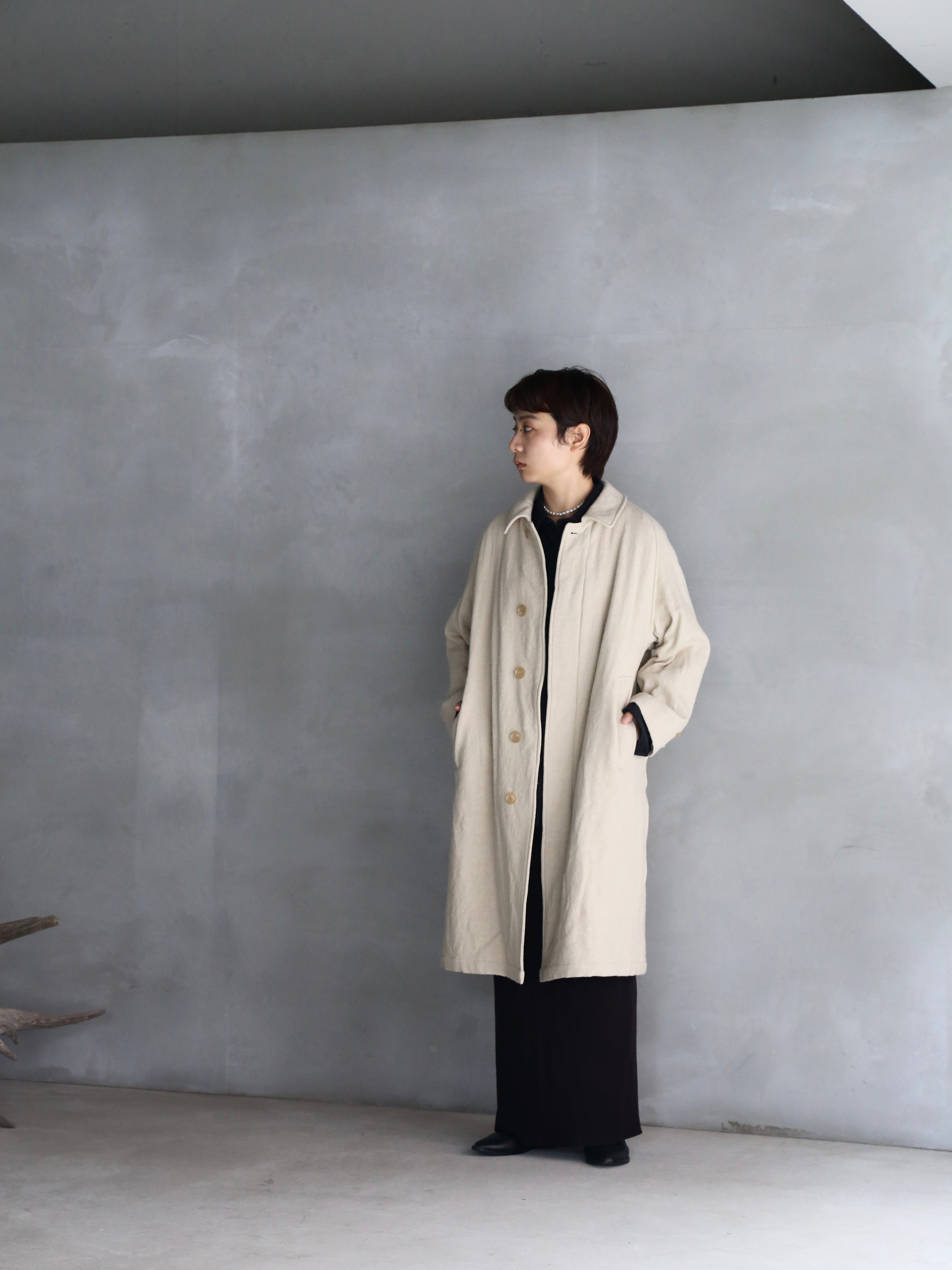 blurhms】Classic Wool Balmacaan Coat (Womens) – End on End.