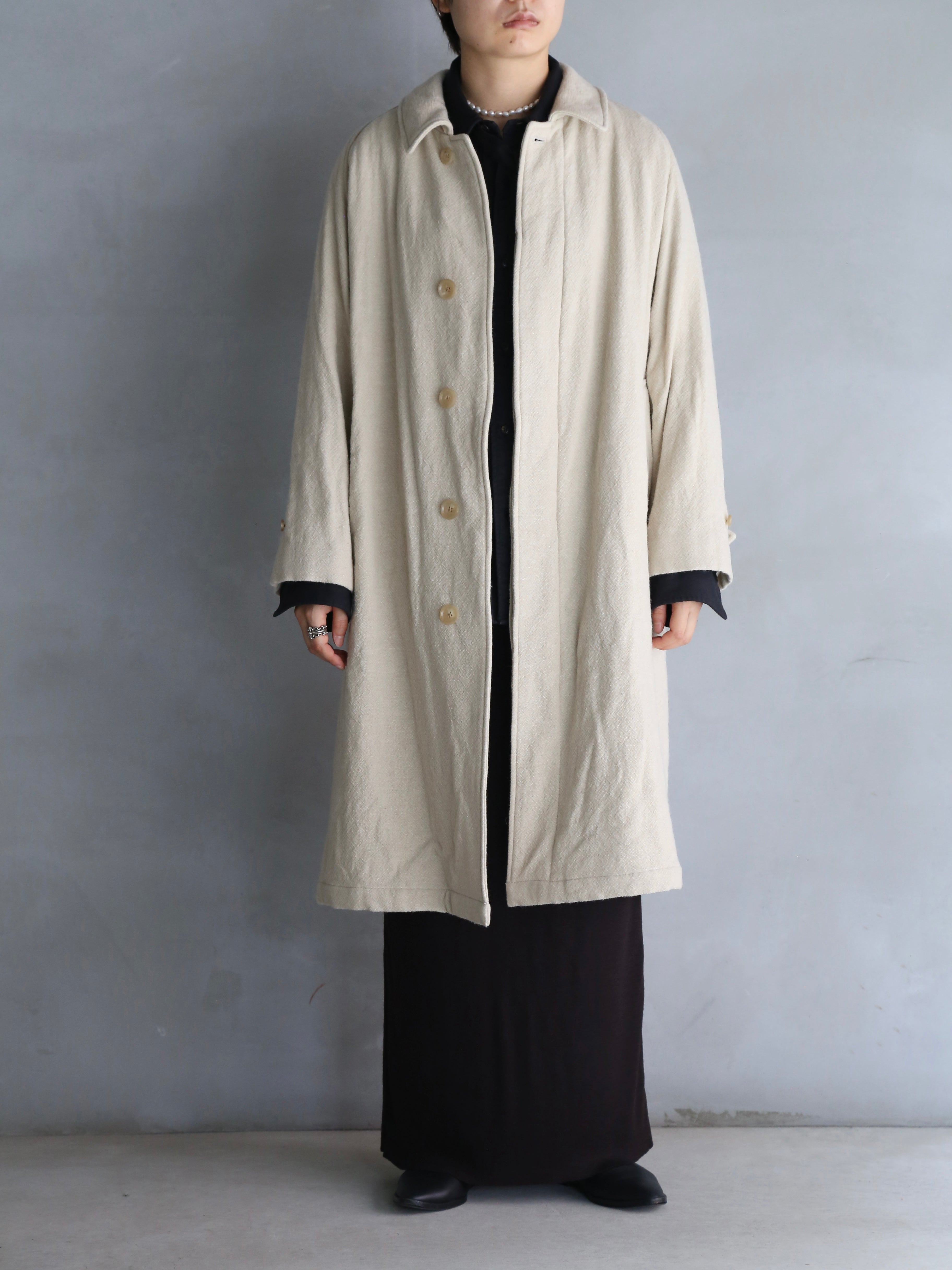 blurhms】Classic Wool Balmacaan Coat (Womens) – End on End.