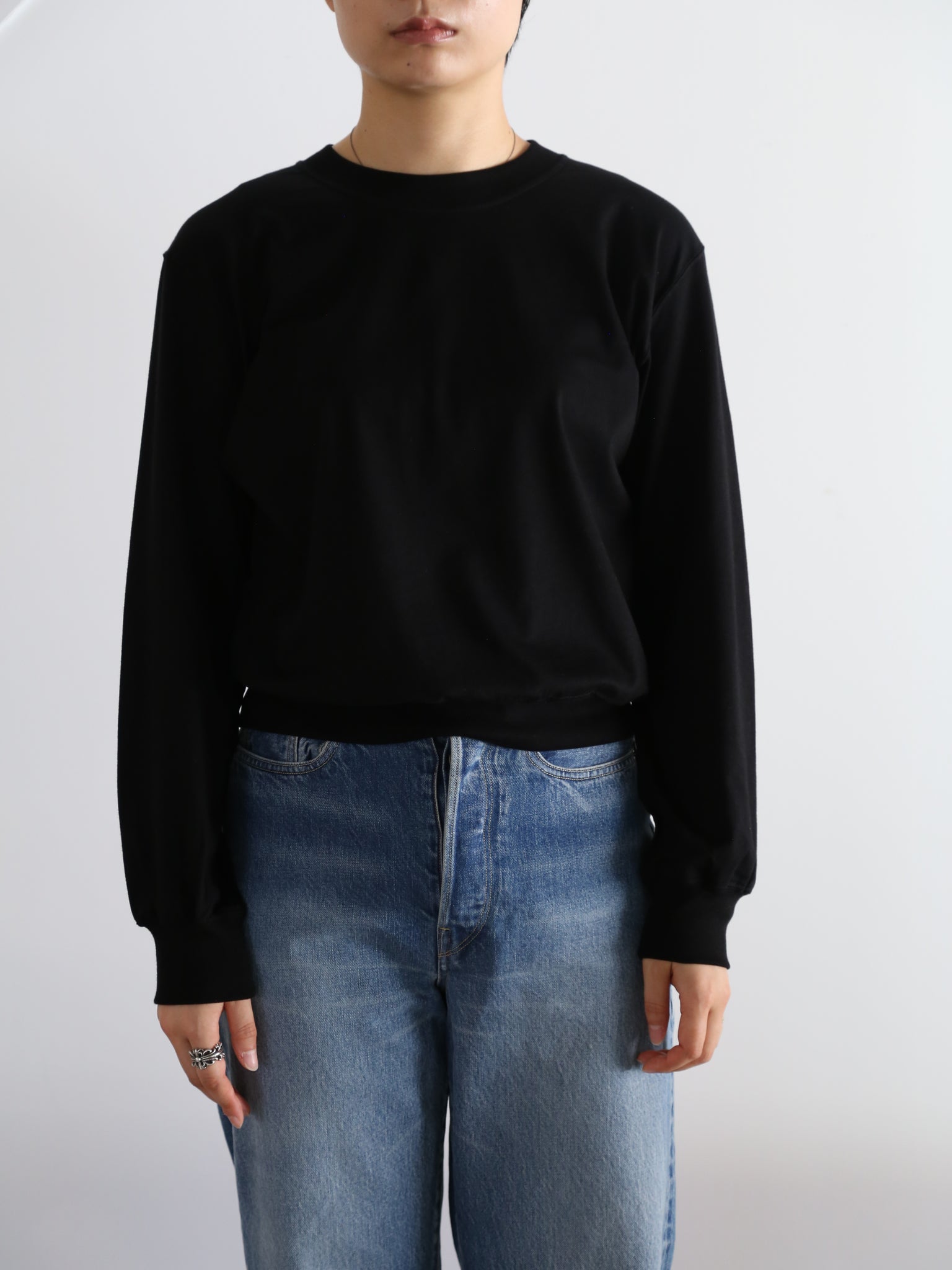 【blurhmsROOTSTOCK】Silk Cotton 20/80 L/S P/O (Mens&Womens)