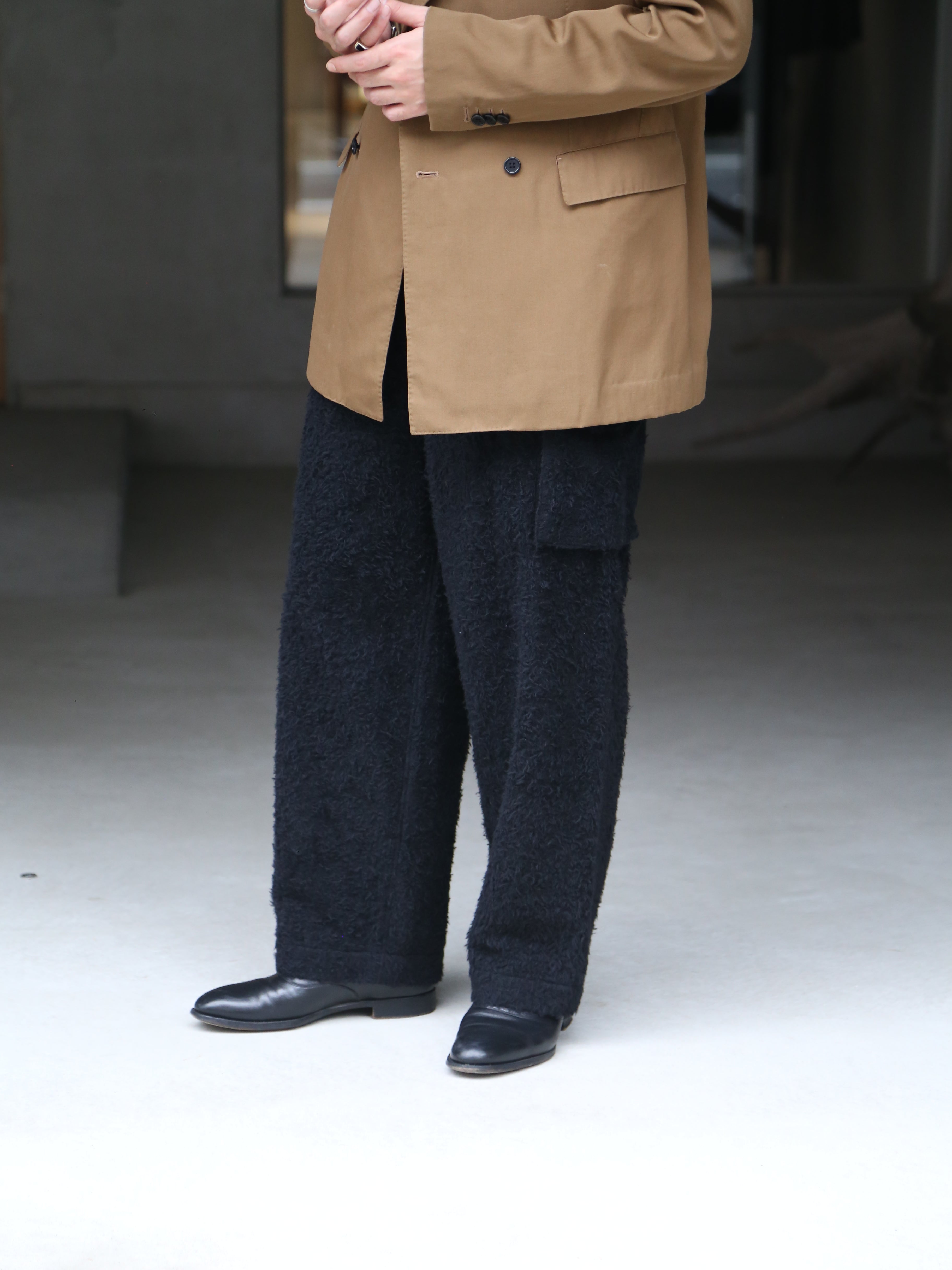 blurhms for END ON END.】Brushed Wool Side Seamless 4P Pants EX