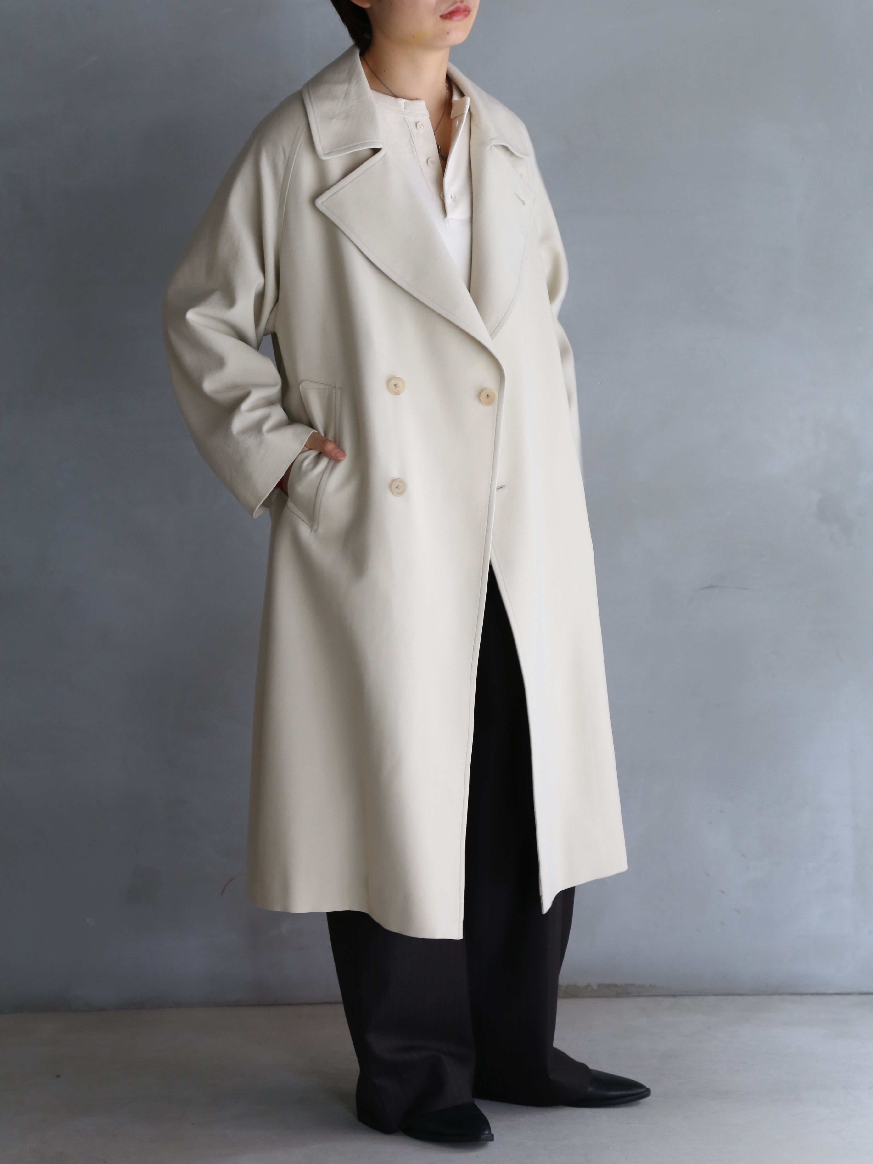 blurhms】Wool Gabardine Trench Coat (Womens) – End on End.