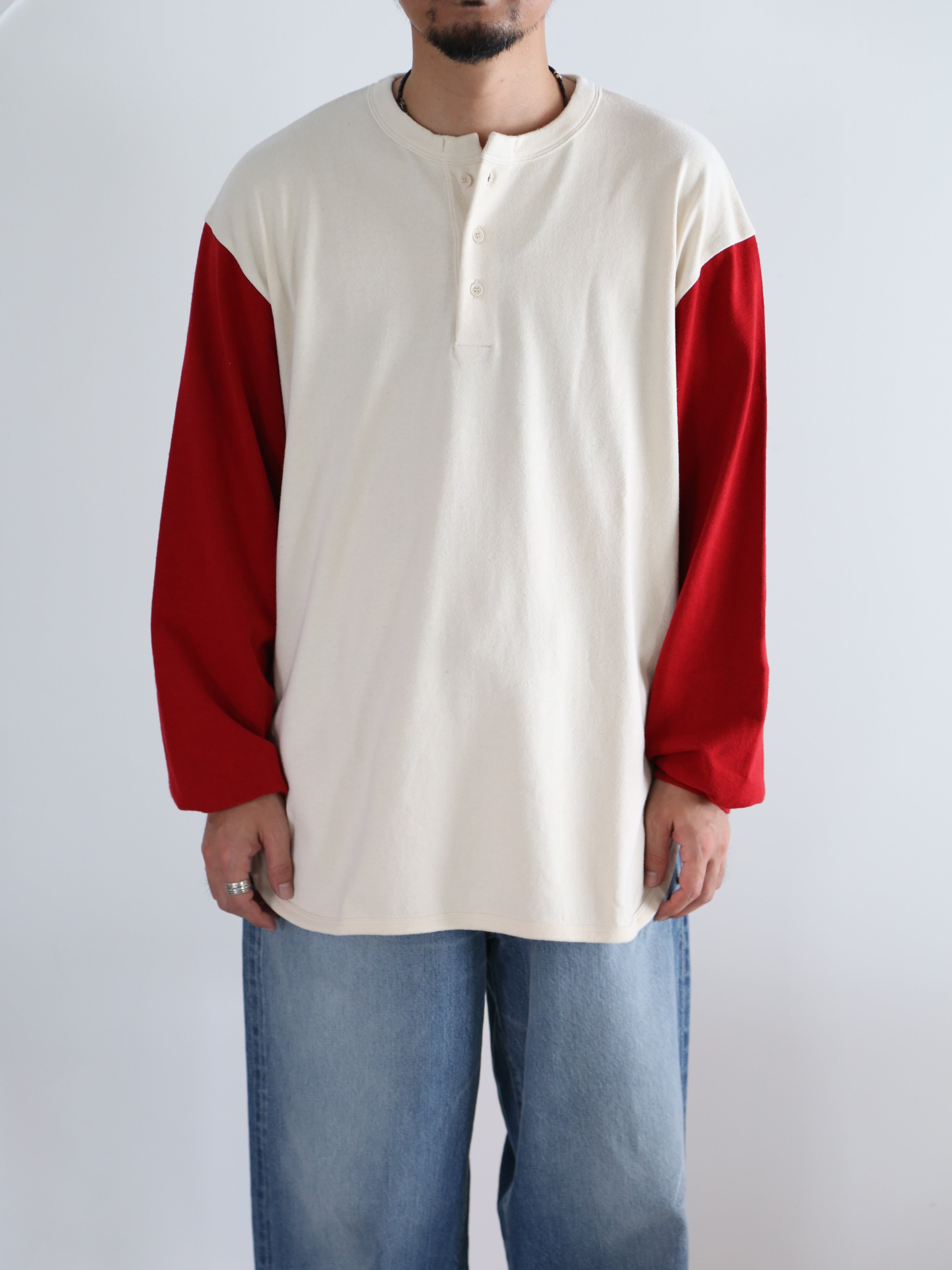 blurhms】Co/Silk Nep Baseball Henry (Mens) – End on End.