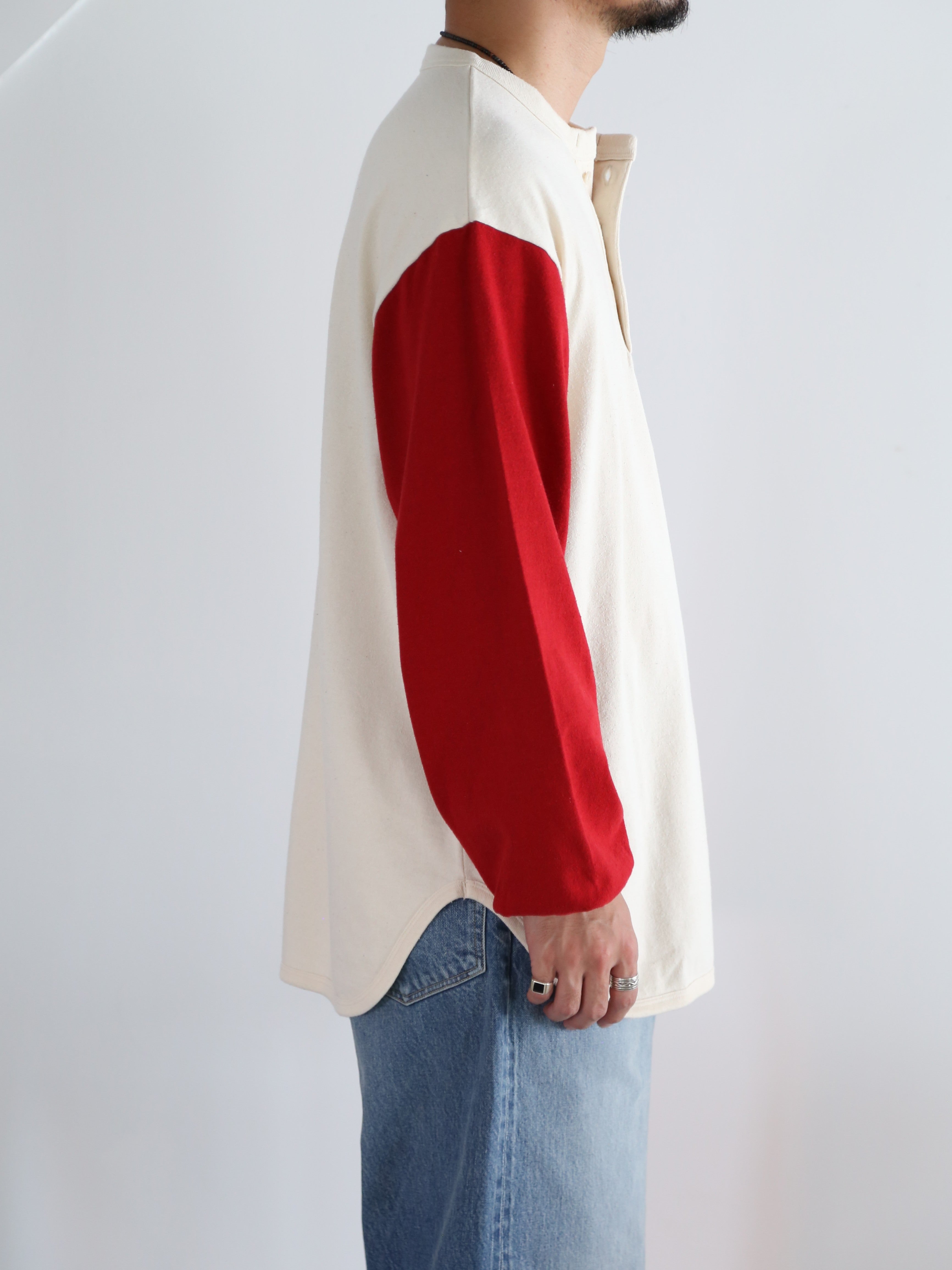 blurhms】Co/Silk Nep Baseball Henry (Mens) – End on End.