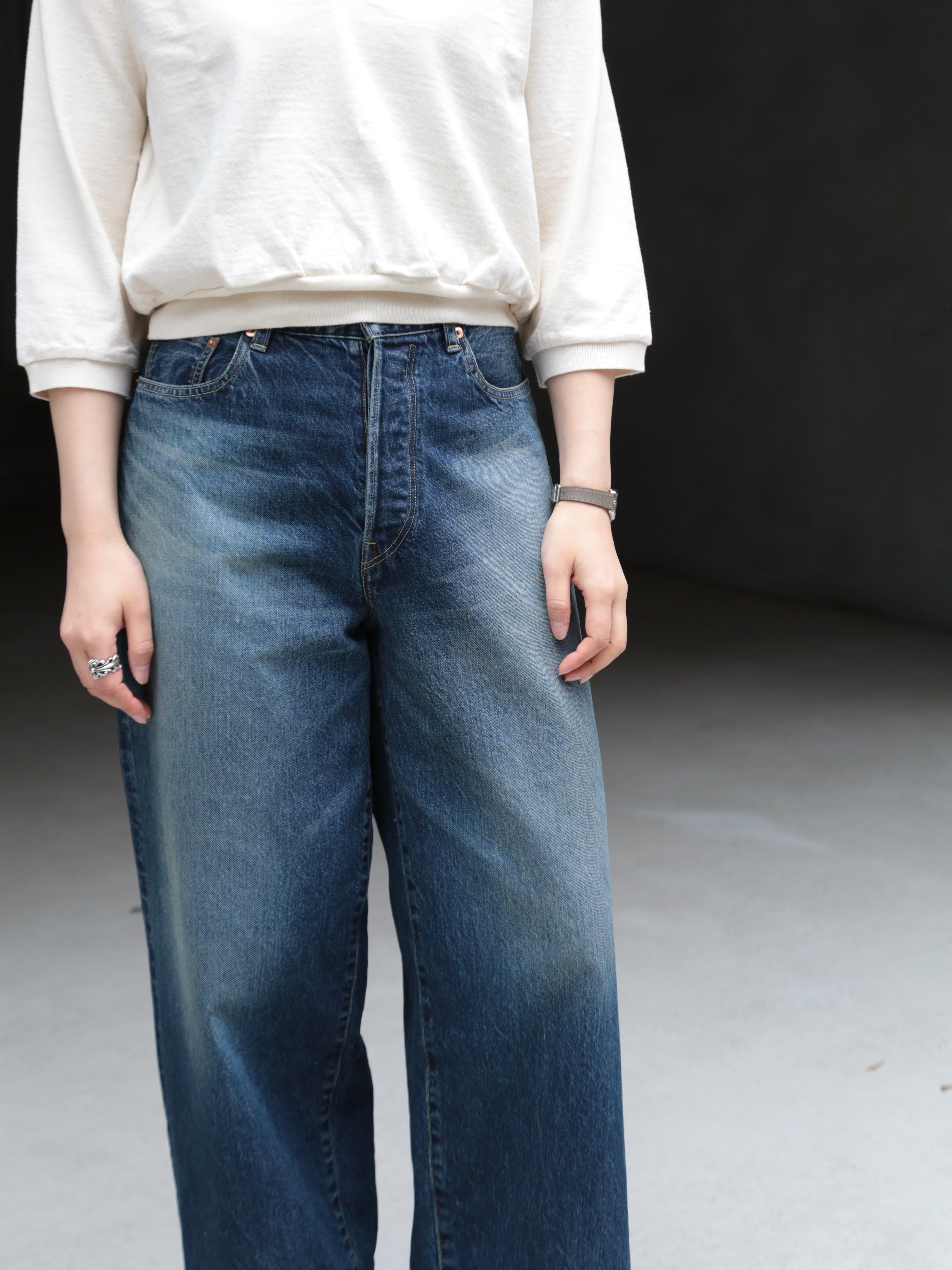 blurhmsROOTSTOCK】13.5oz Denim Pants Wide (Womens) – End on End.