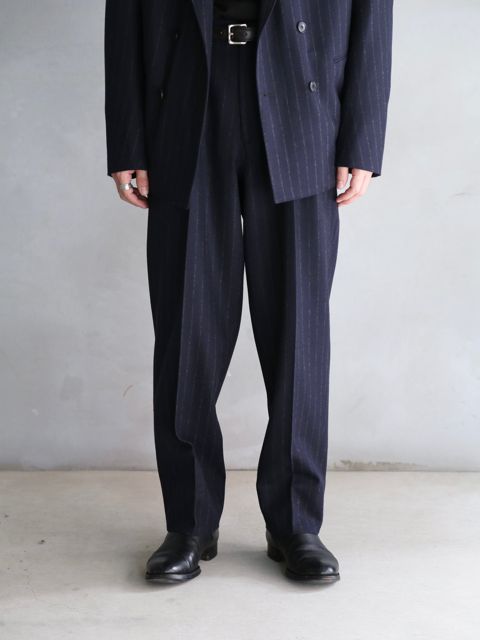 【HEUGN】George wide stripe 2p