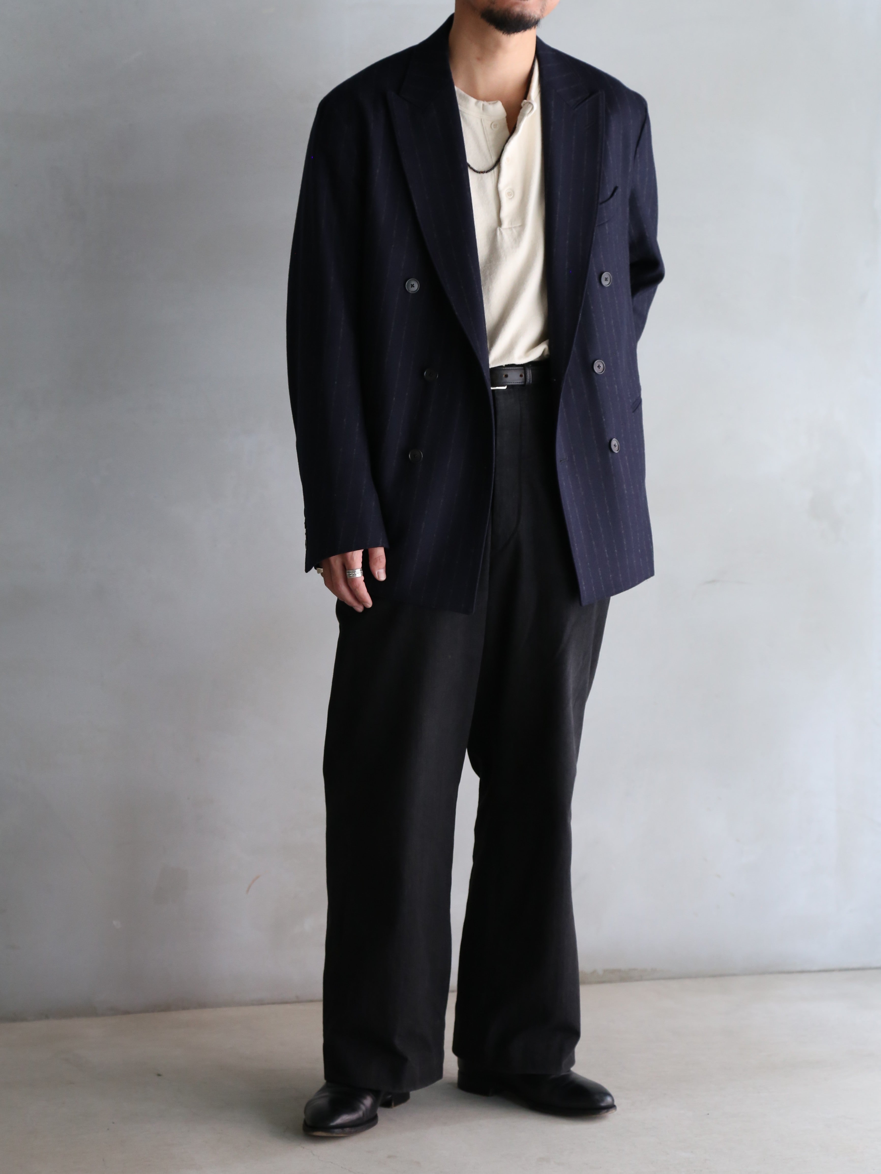 HEUGN】Adam wide stripe 6B – End on End.
