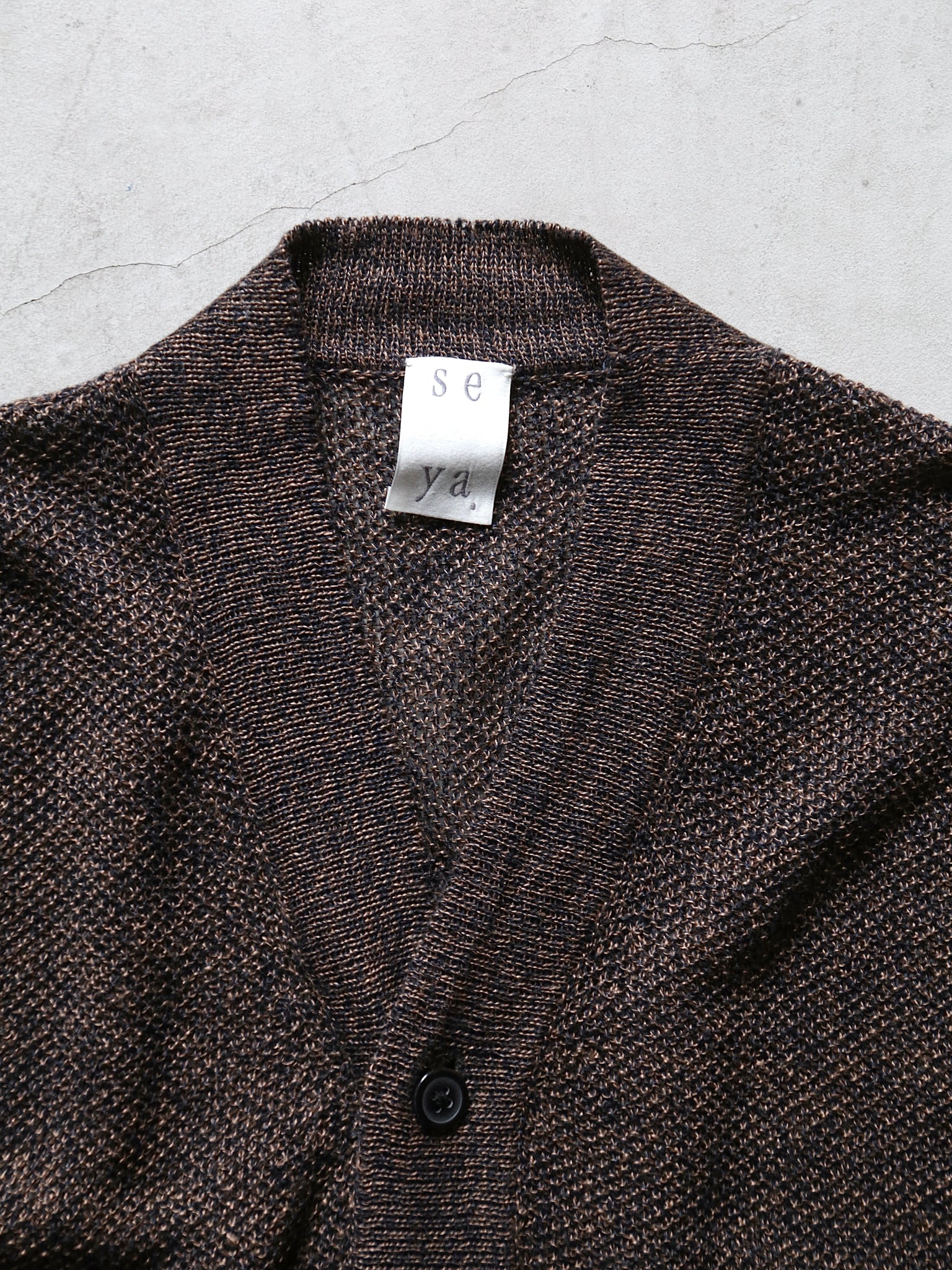 seya.】KOMOREBI CARDIGAN – End on End. seya.】KOMOREBI CARDIGAN – End on End.