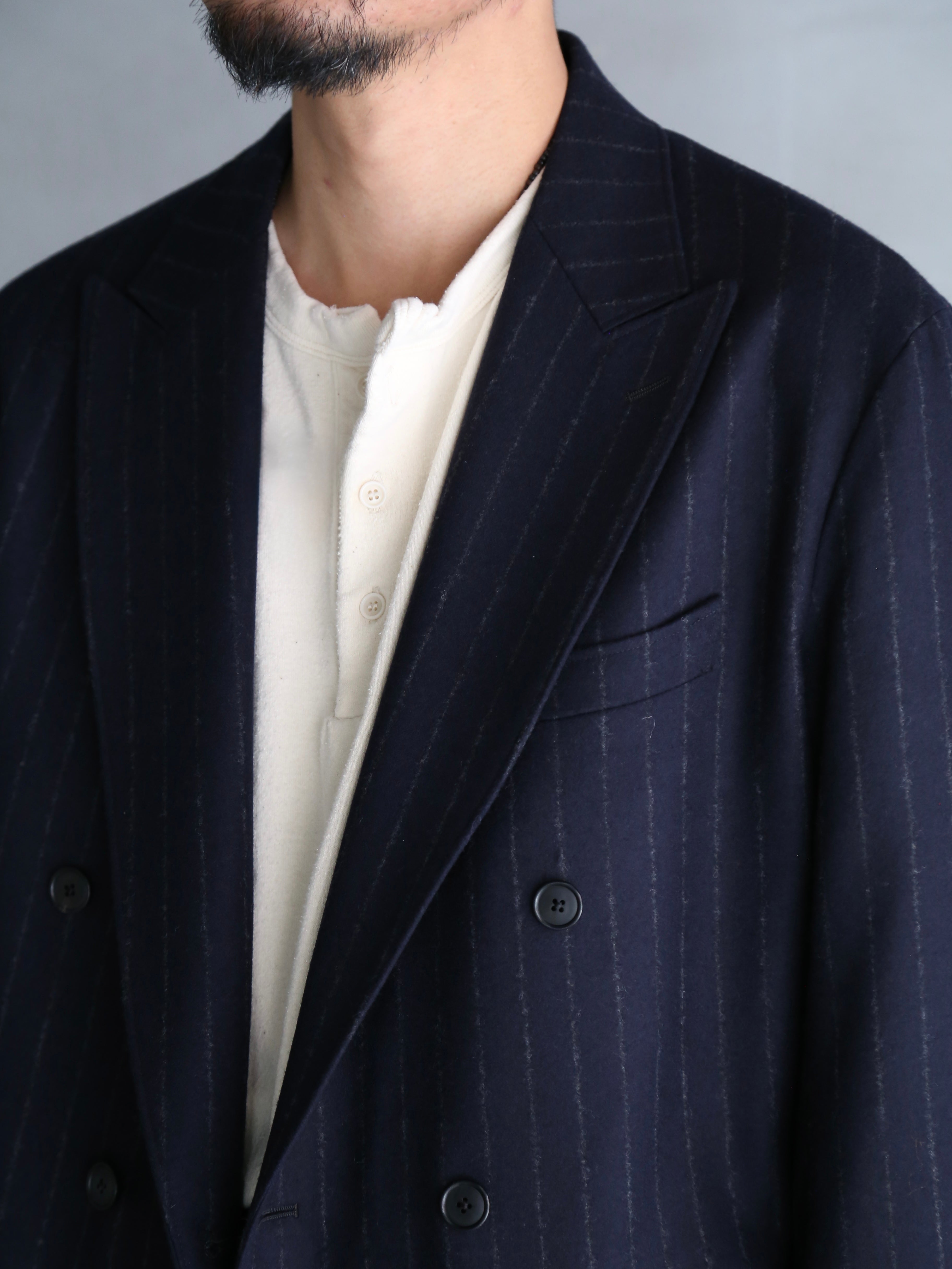 HEUGN】Adam wide stripe 6B – End on End.