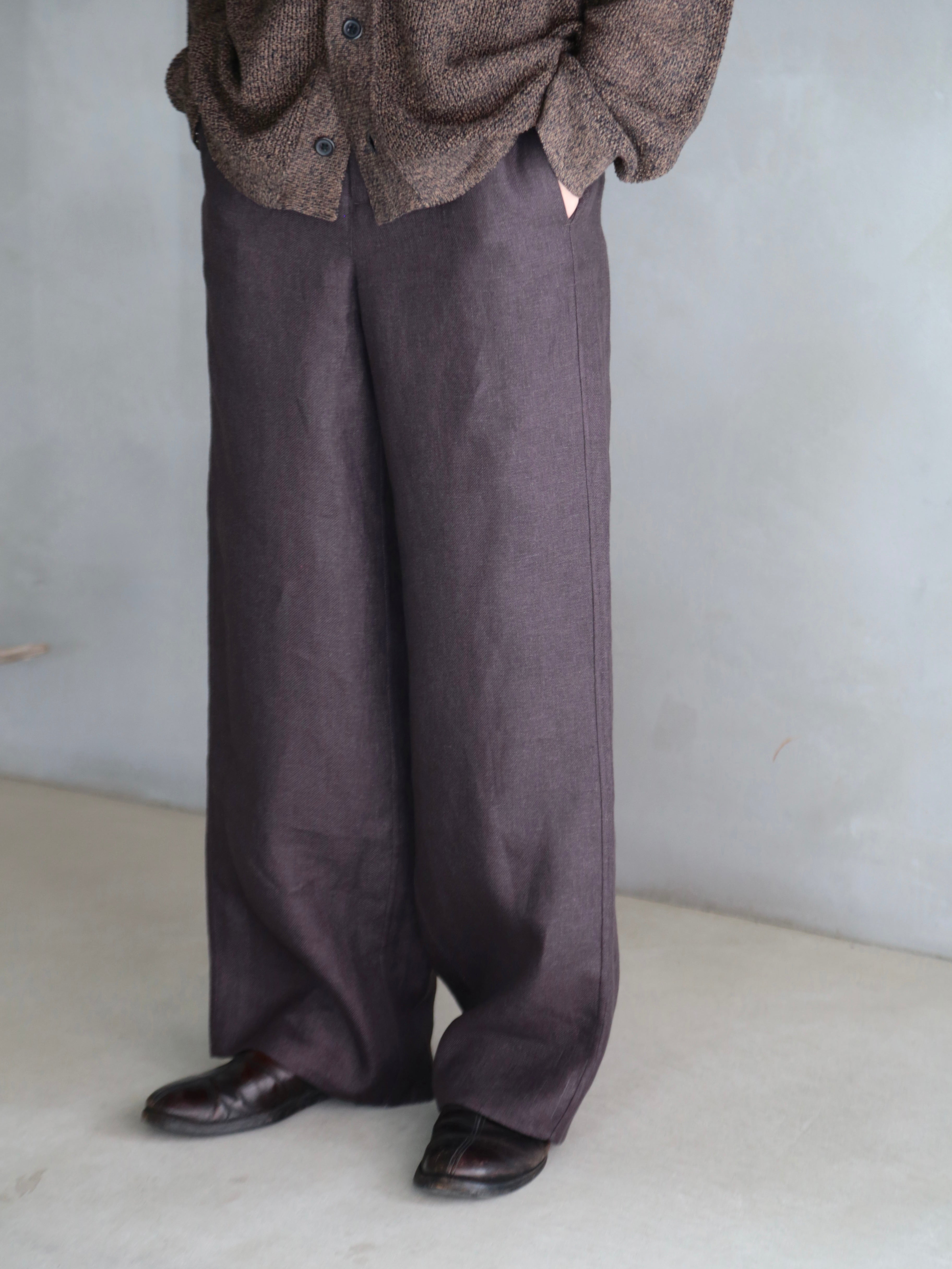 seya.】DOUBLE FACE RELAX PANTS – End on End.