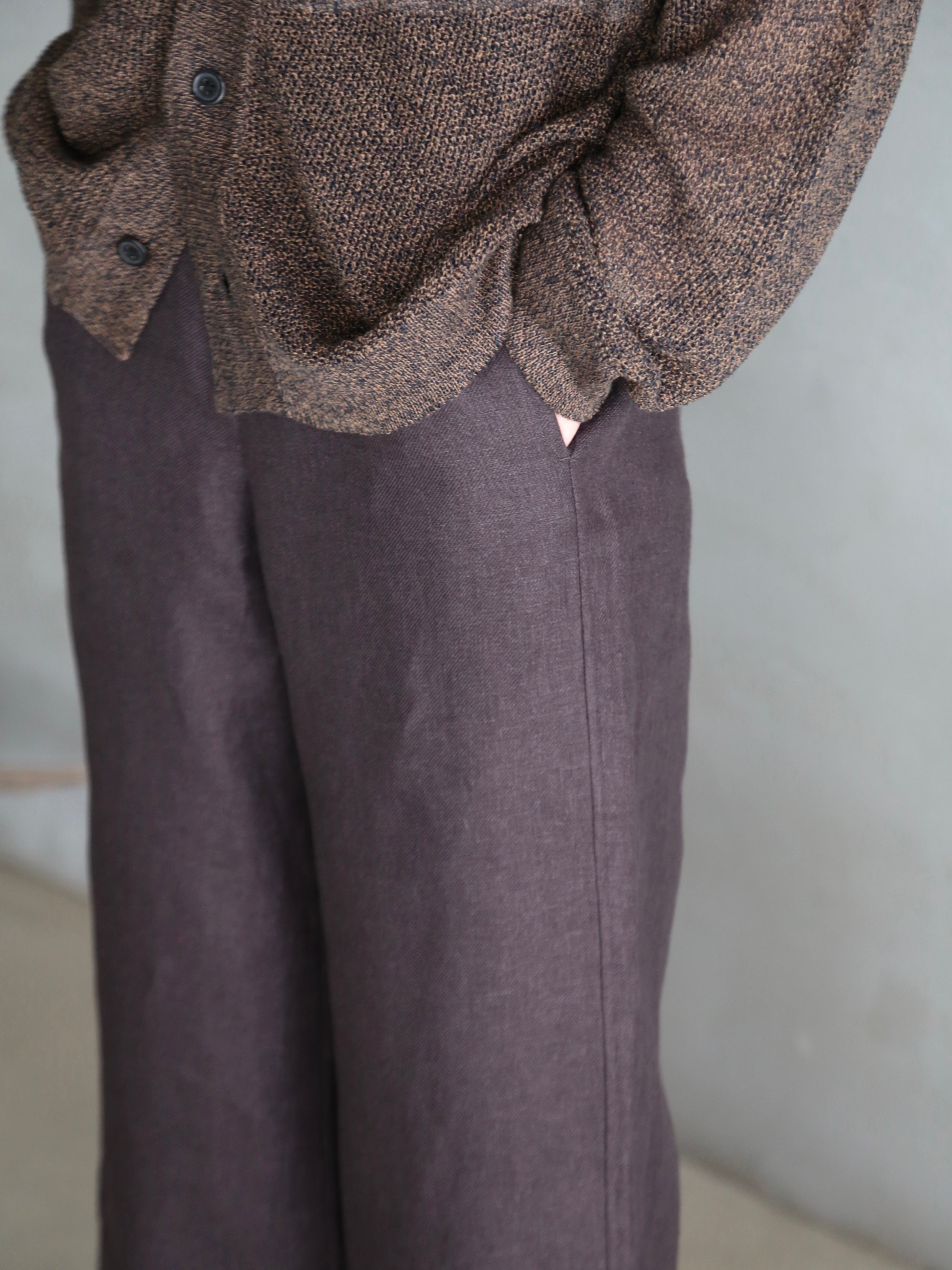 seya.】DOUBLE FACE RELAX PANTS – End on End.