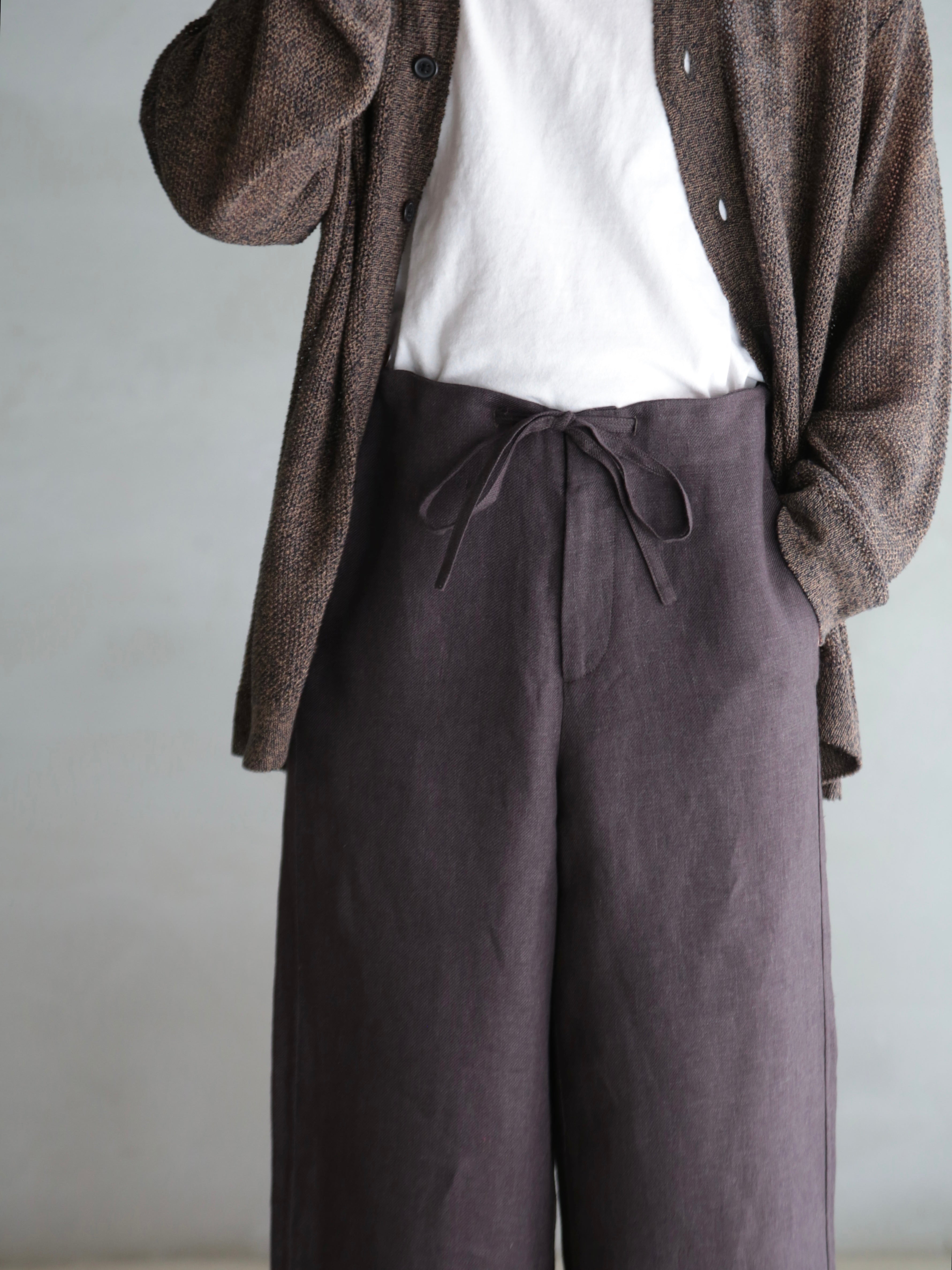 seya.】DOUBLE FACE RELAX PANTS – End on End.