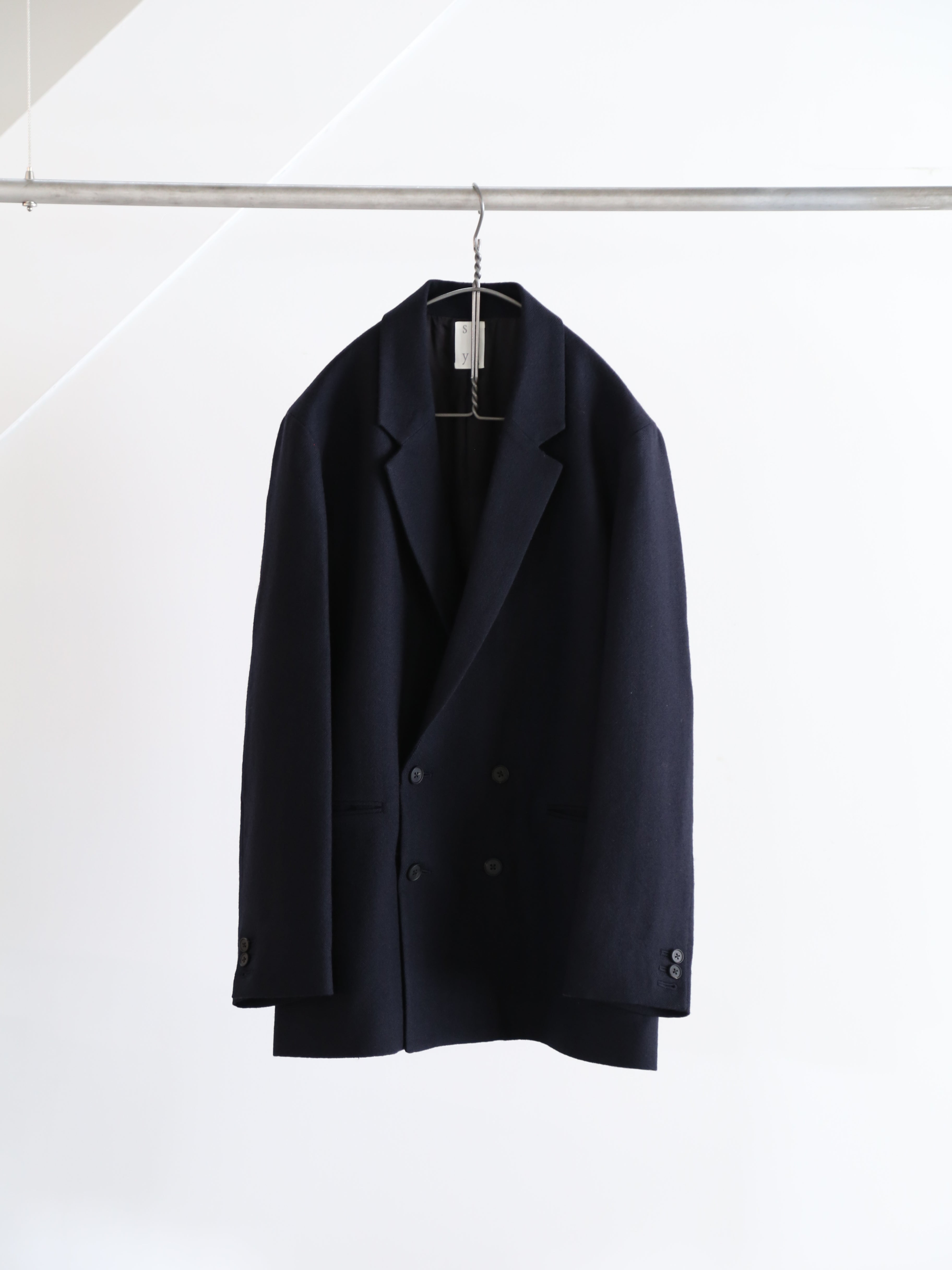 ジャケット・アウター seya. TAILORED W JACKET / cristaseya seya.】SEYA. TAILORED W JACKET – End on End.