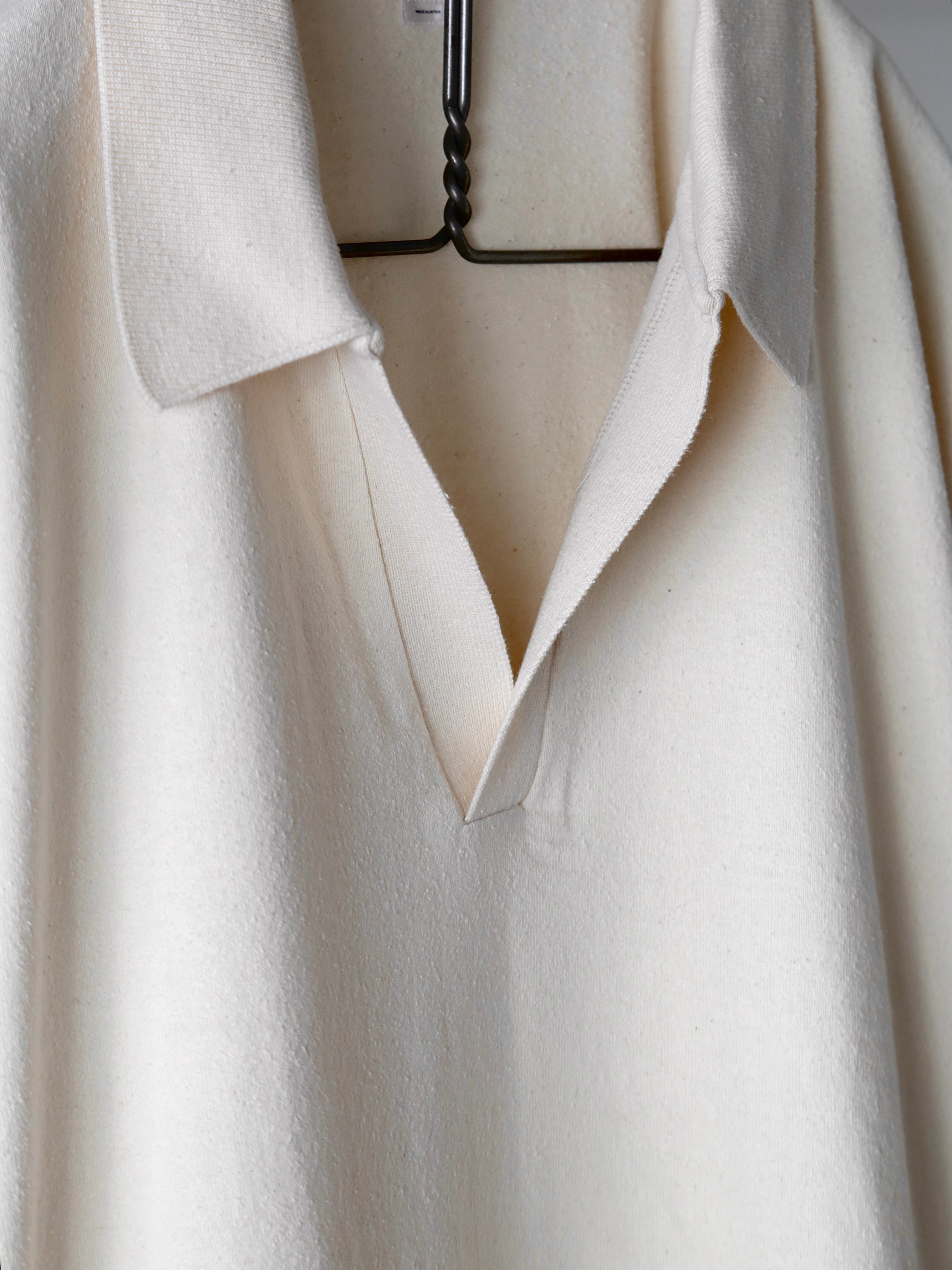 blurhms】Co/Silk Nep Skipper Cropped Sleeve (Mens) – End on End.