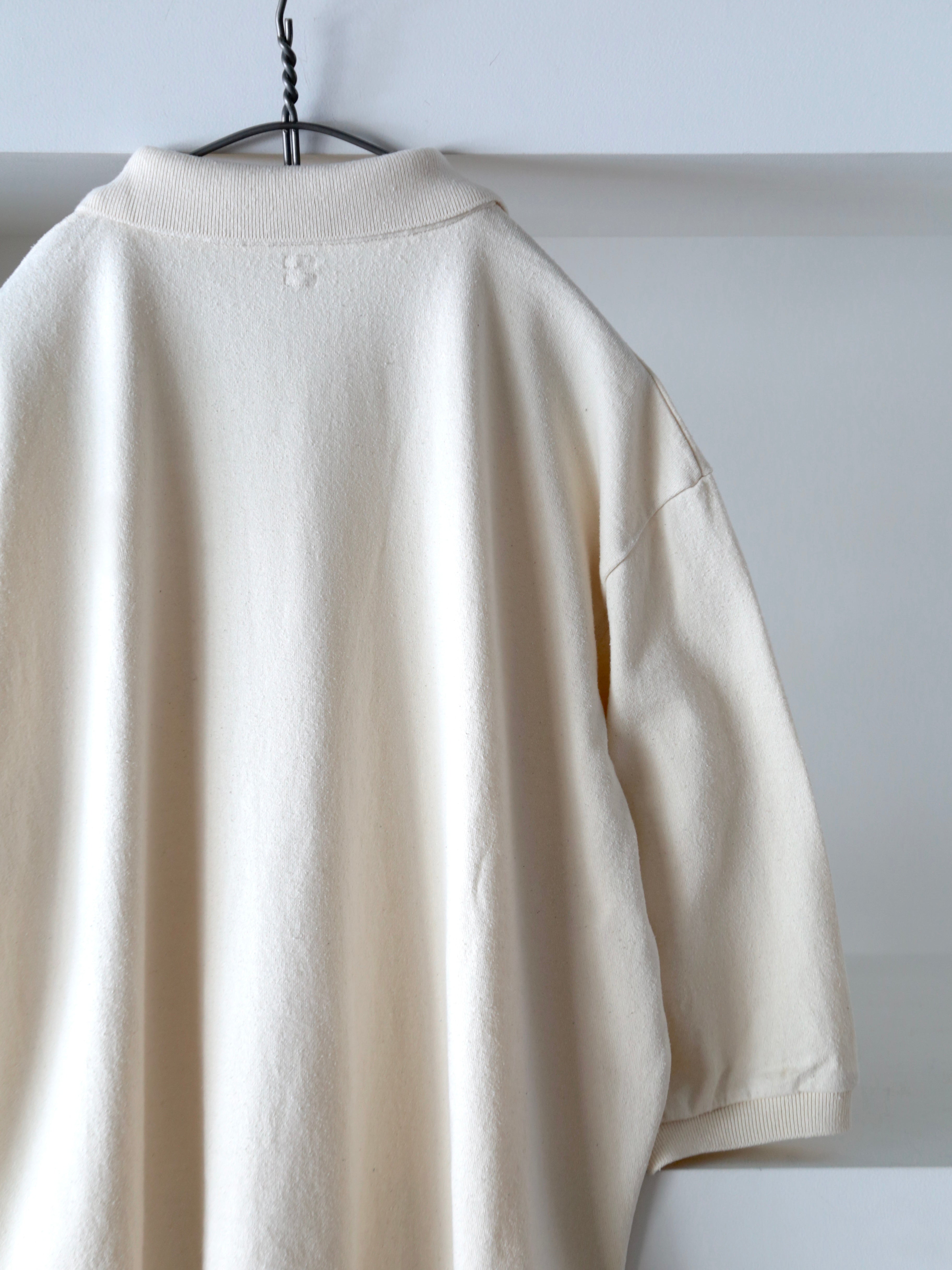 blurhms】Co/Silk Nep Skipper Cropped Sleeve (Mens) – End on End.