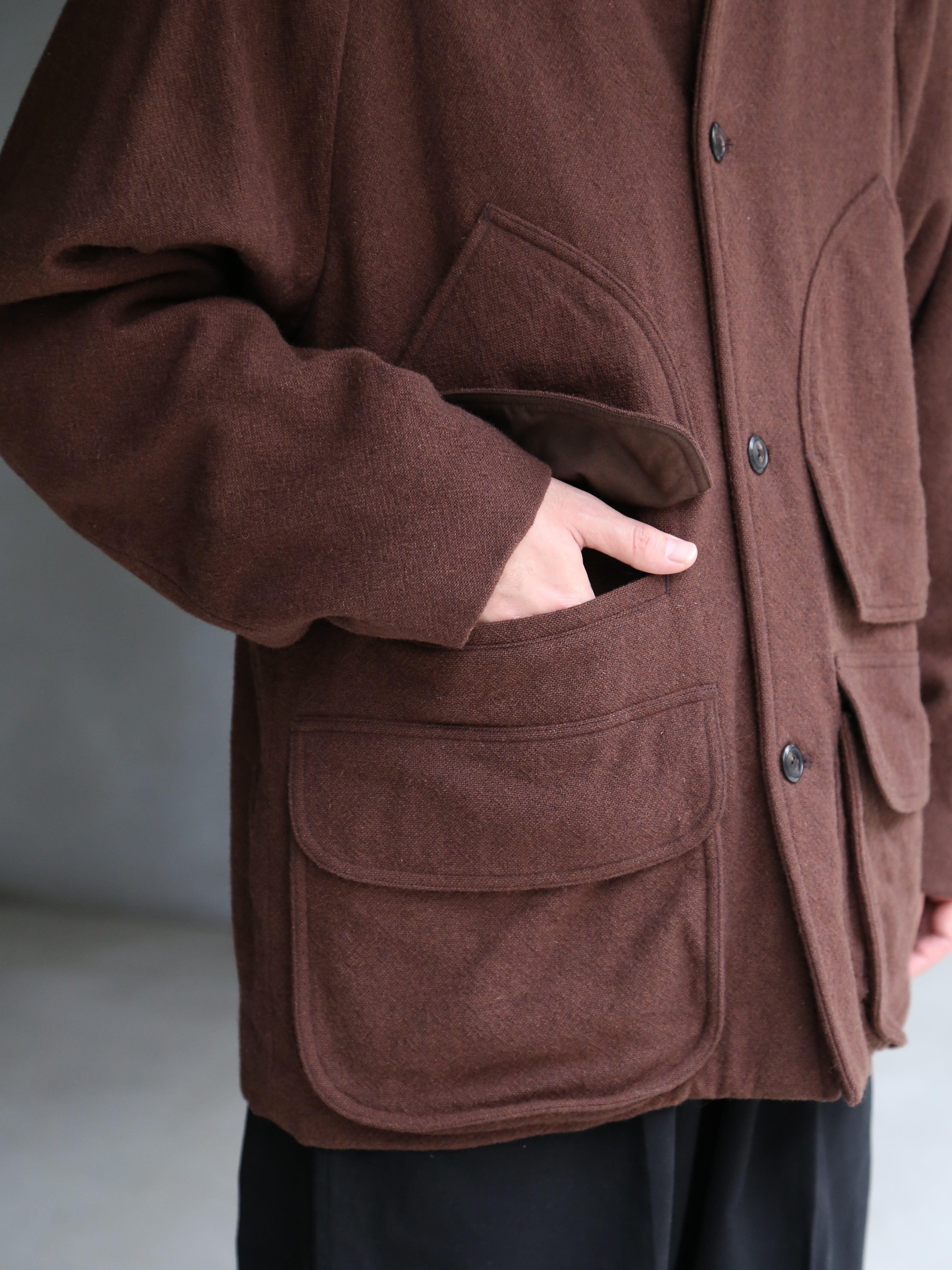 blurhms for END ON END.】Classic Wool Hunting Jacket EX – End on End.
