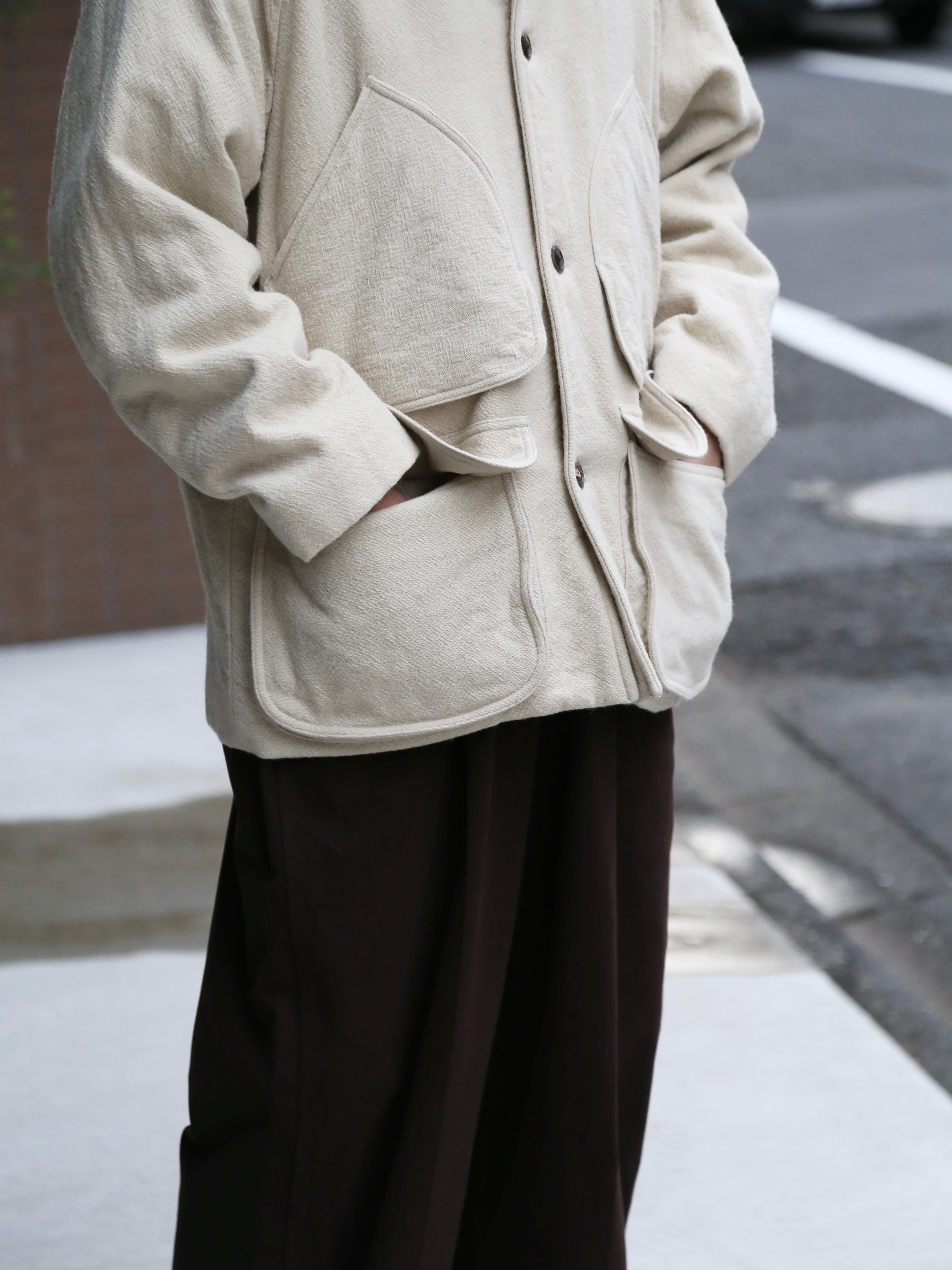 blurhms for END ON END.】Classic Wool Hunting Jacket EX – End on End.