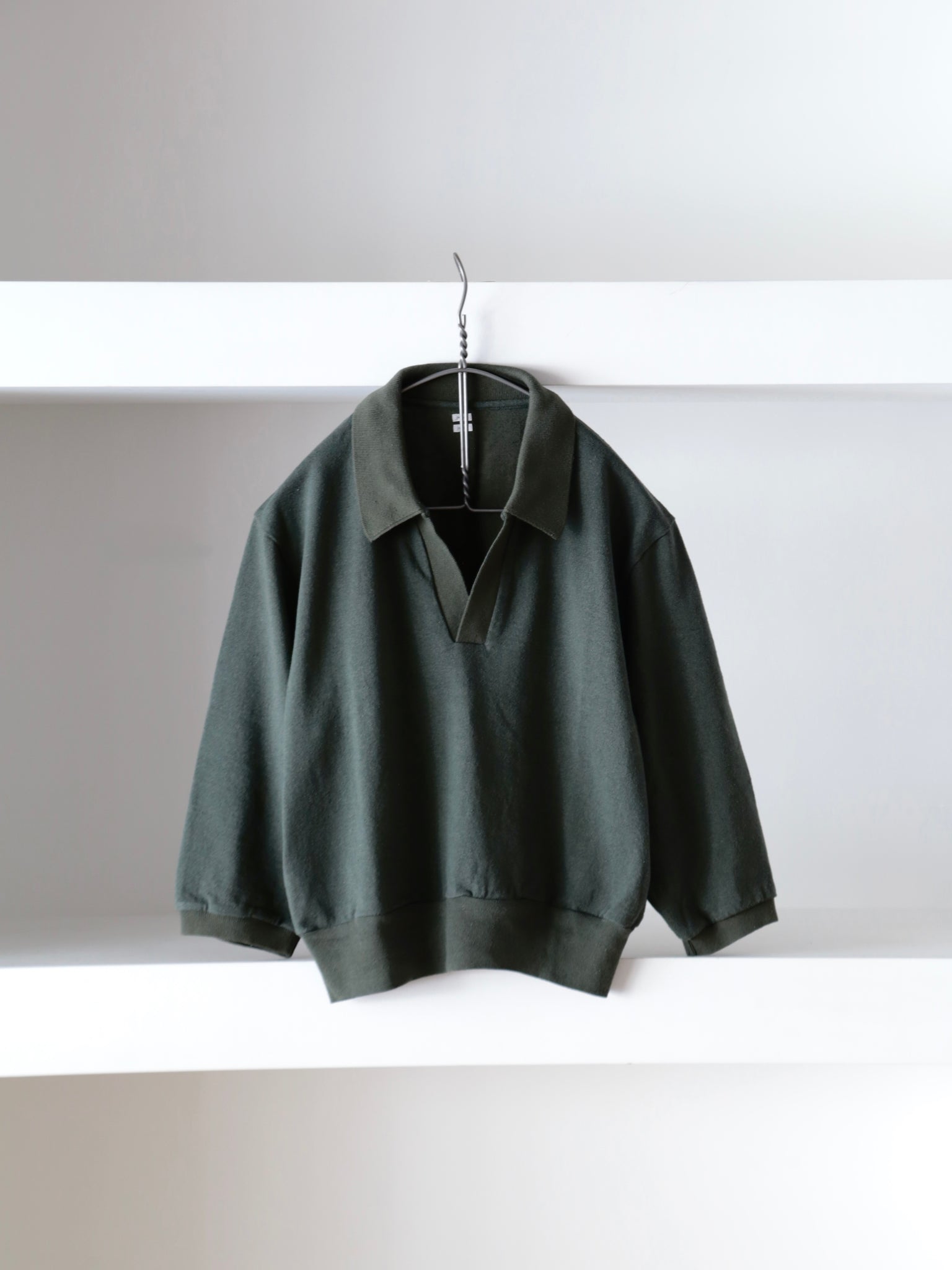 blurhms】Co/Silk Nep Skipper Cropped Sleeve (Womens) – End on End.